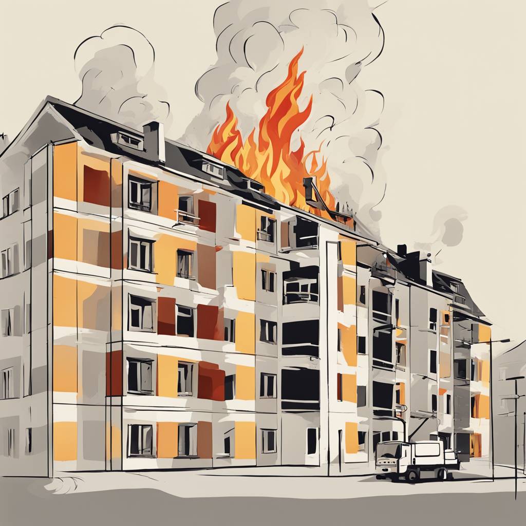 Veliki požar u Mariboru zahvatio stan