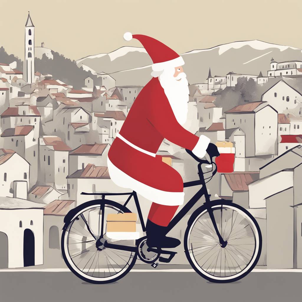 Mostarski Božički na kolesih razveselili otroke