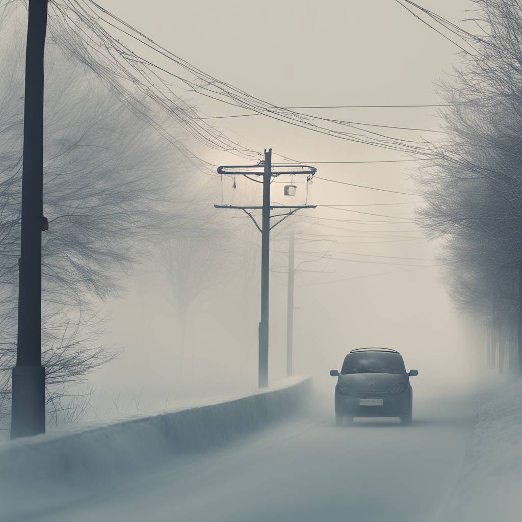 Winter Arrives in Macedonia with Fog and Extreme Pollution