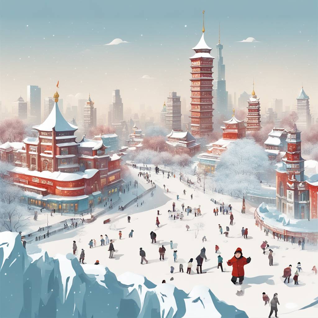 Harbin: Kitajsko mesto preoblikovano v zimsko pravljico z največjim parkom ledu in snega na svetu