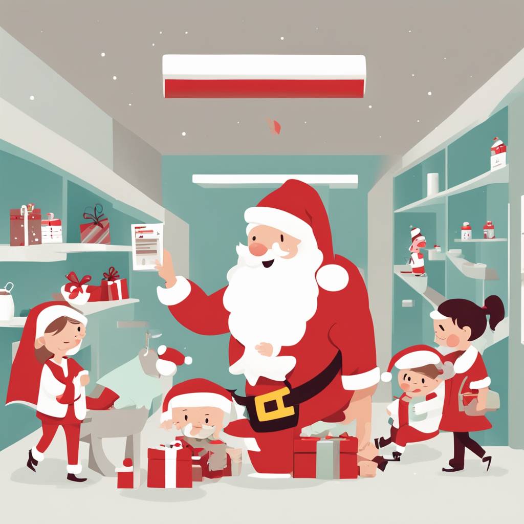 Santa Clauses Give Gifts to Young Patients at the Pediatrics Department of KBC Rebro