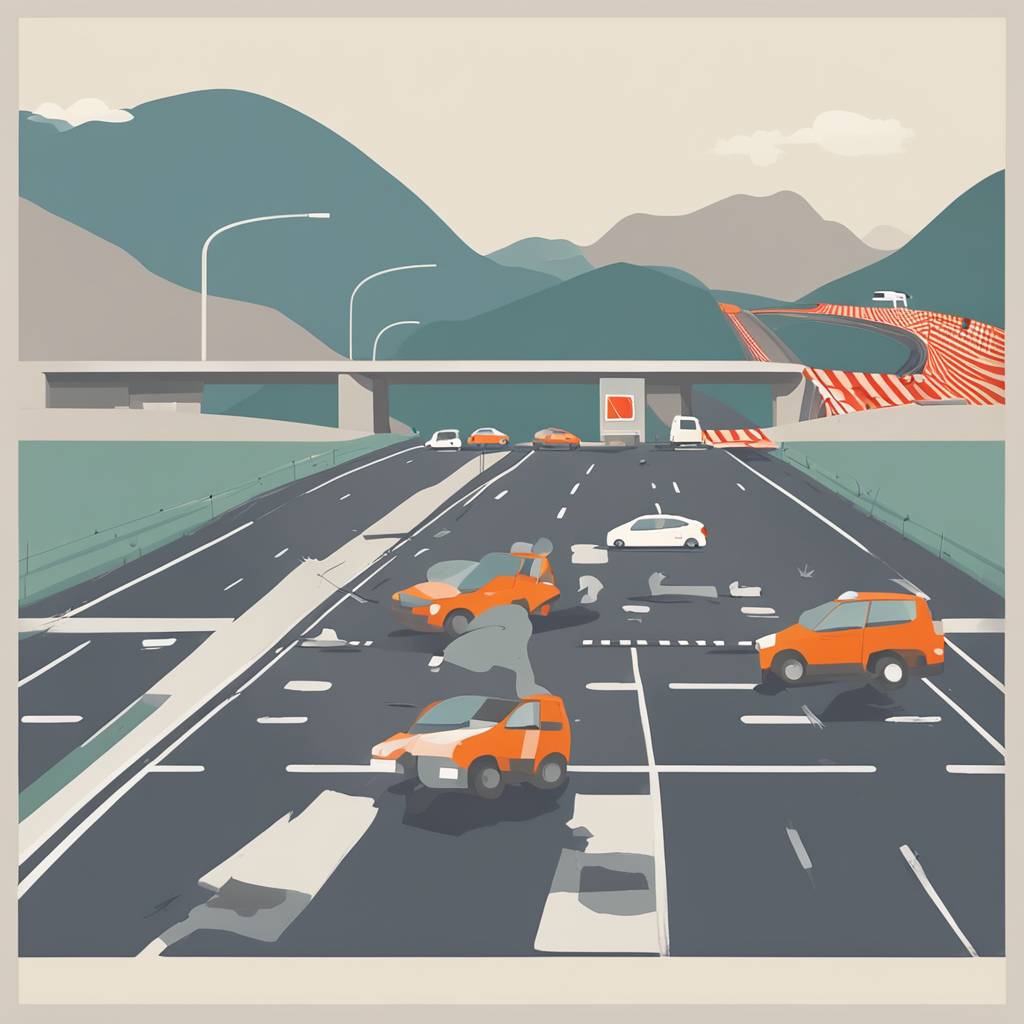 Saobraćajna nesreća na mariborskoj obilaznici: Zatvoren vozni pas