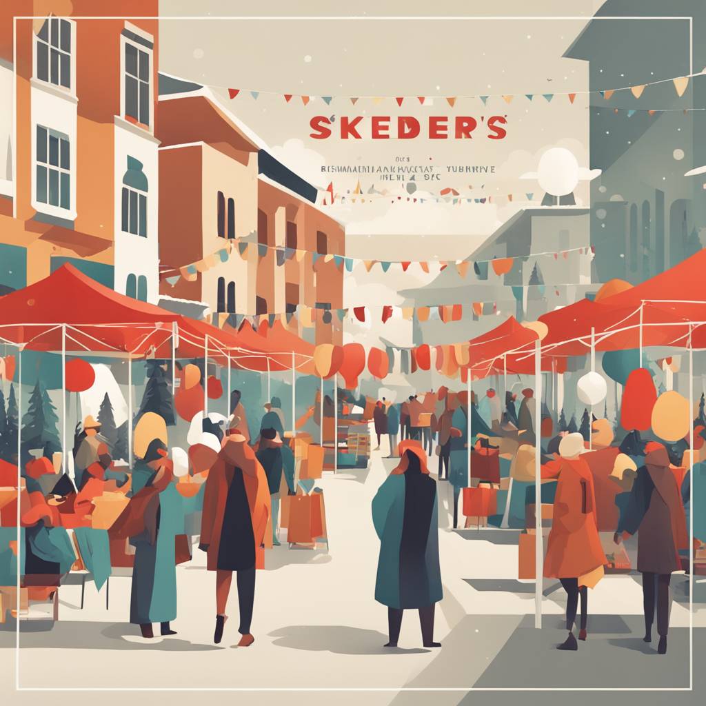 Новогодишен базар на плоштадот Скендербег во Скопје