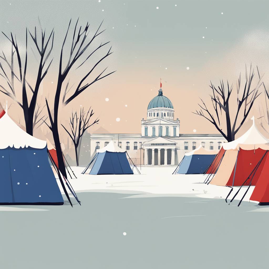 Tents Removed in Front of the Serbian National Assembly, 'Christmas Village' Planned