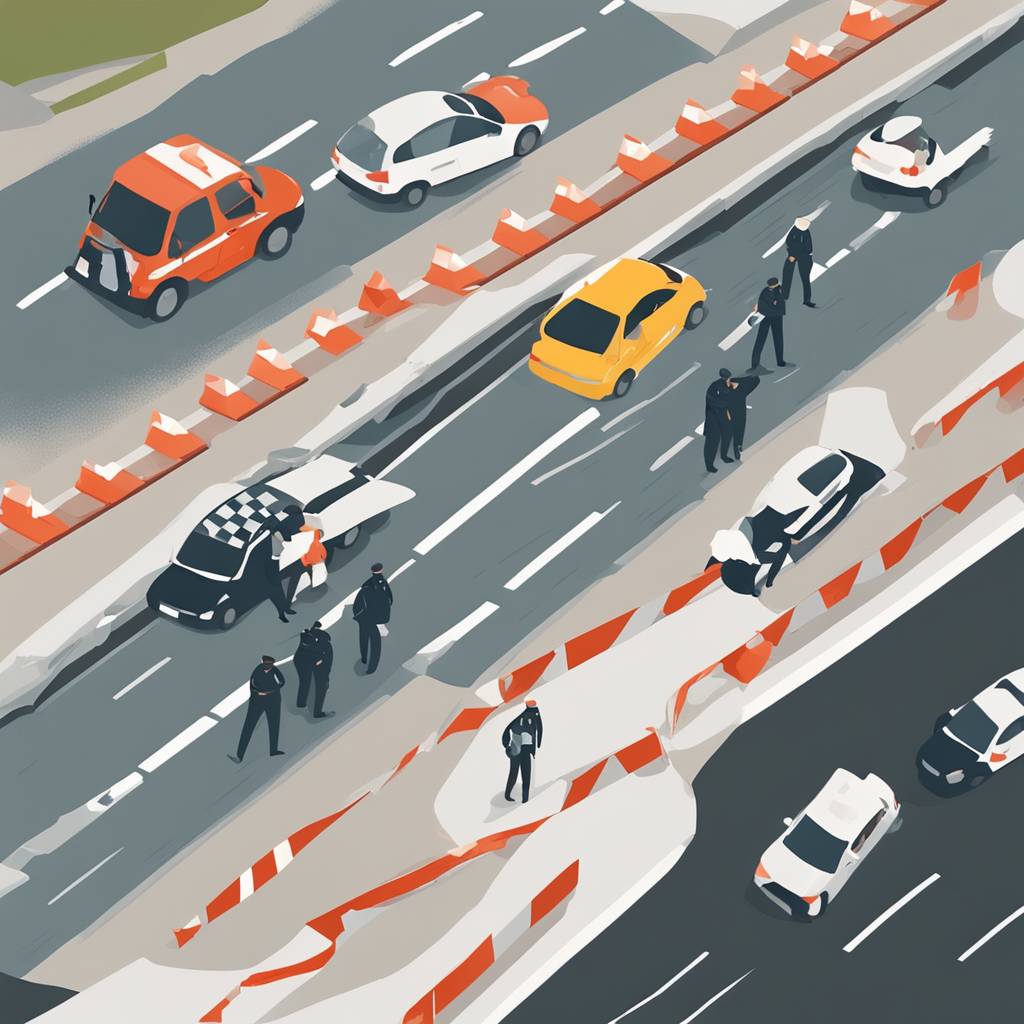 Четири лица повредени во тешка сообраќајна несреќа кај Трогир, магистралниот пат затворен