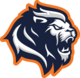 Lion head w orange outline