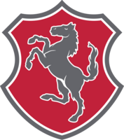 Gh irving mustang crest