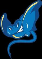 Idea stingrays mascot logo %28002%29