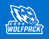 Cork wolfpack logo 03 alternative mono light sky blue bg