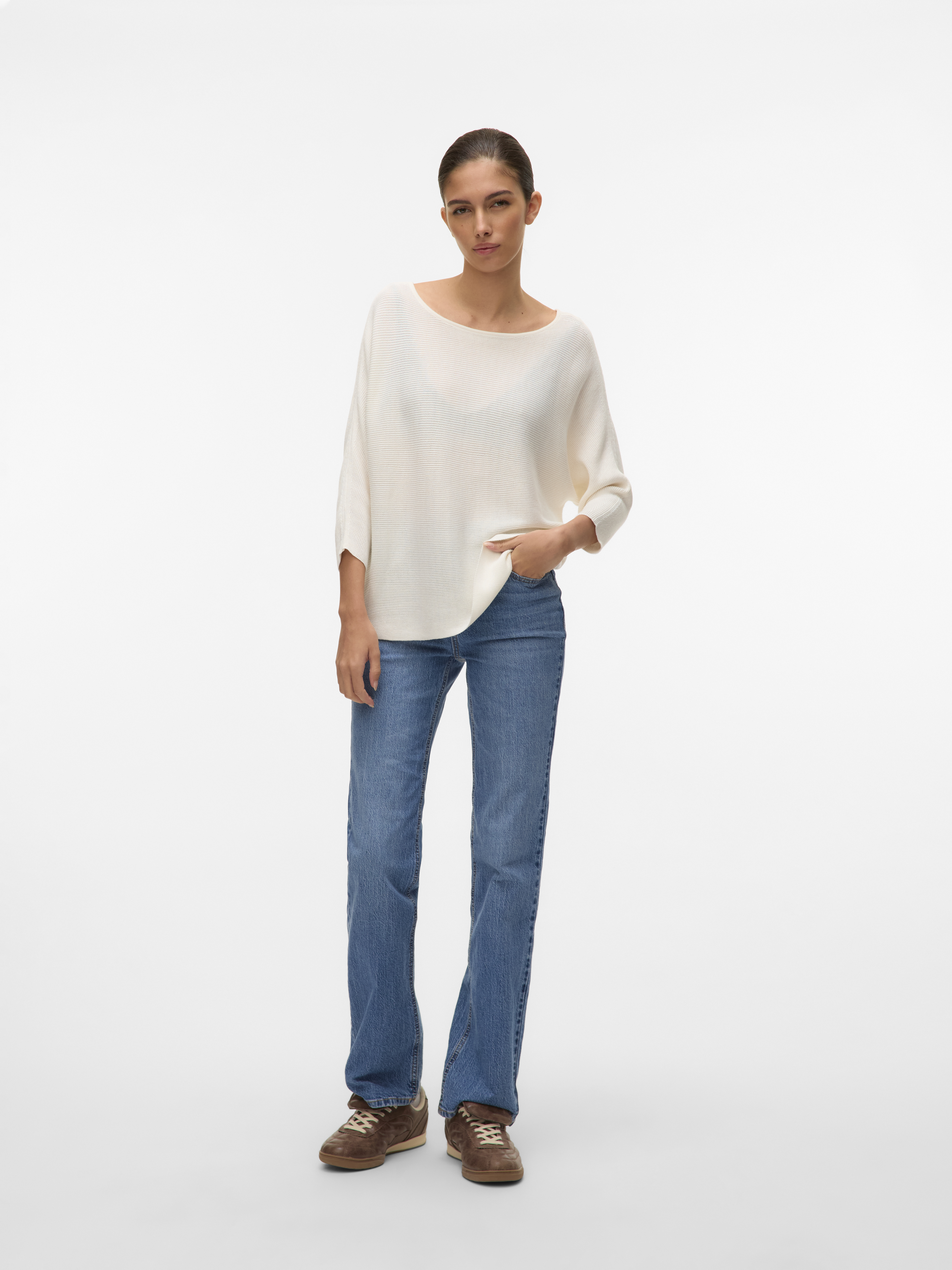 VMNORA 3/4 BOATNECK BLOUSE NOO