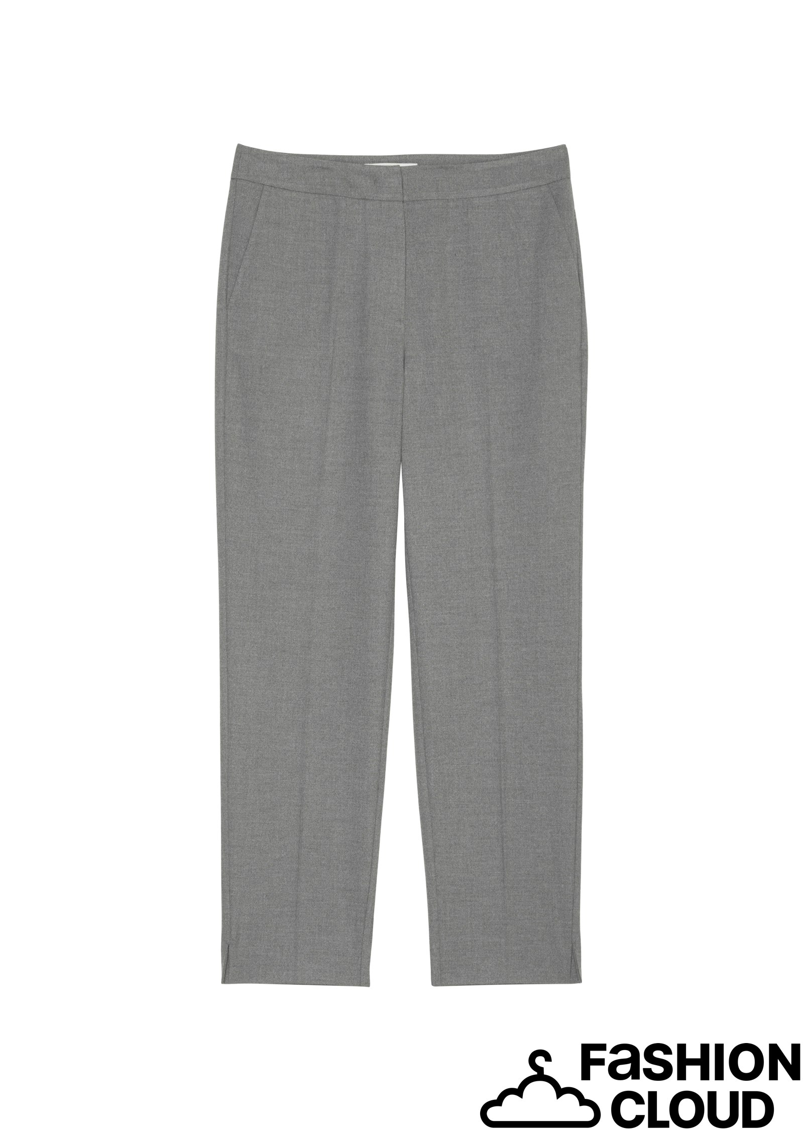 PANTS, CIGARETTE FIT, SLIT DET