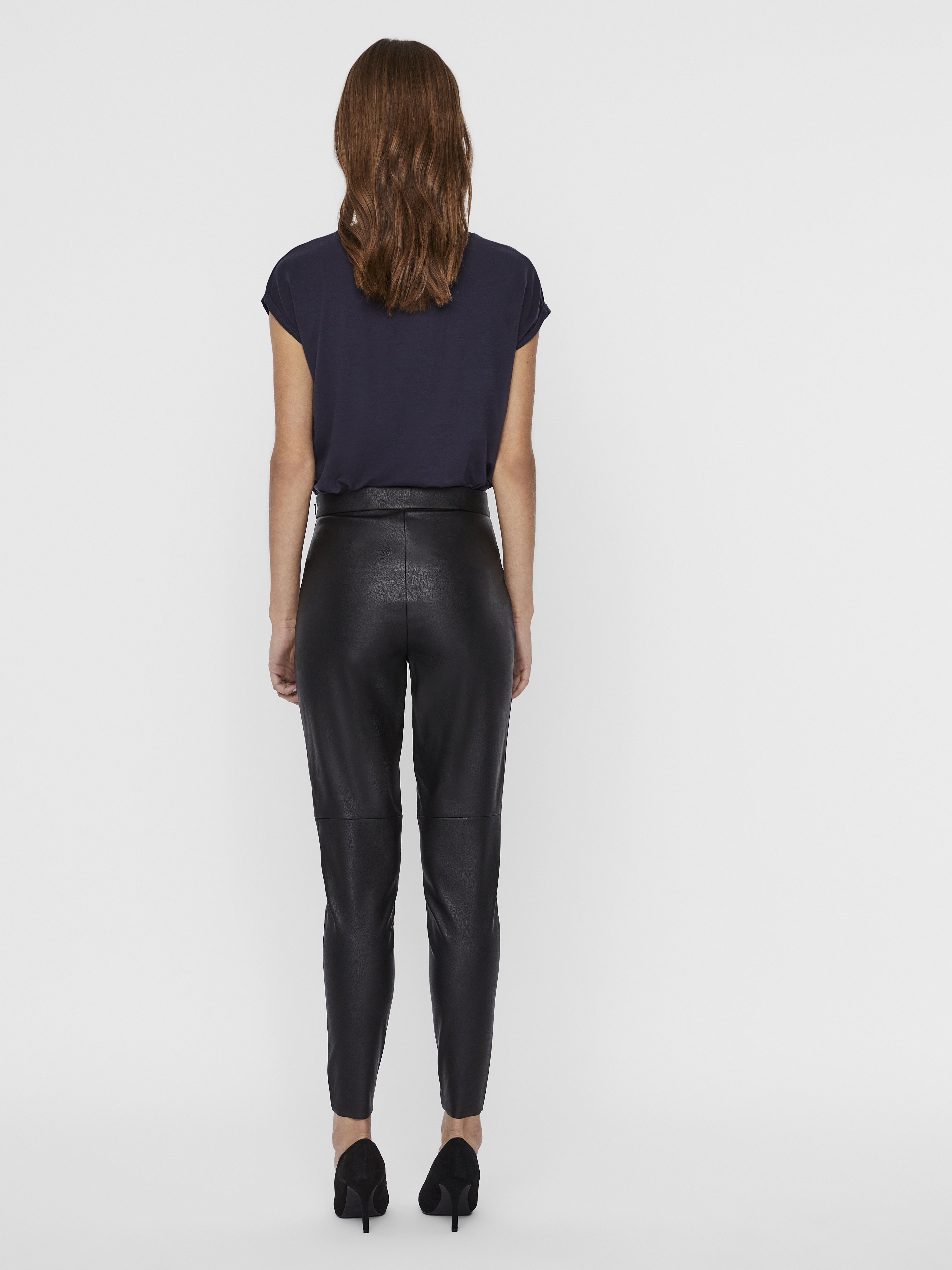 VMJANNI HW PU LEGGING NOOS
