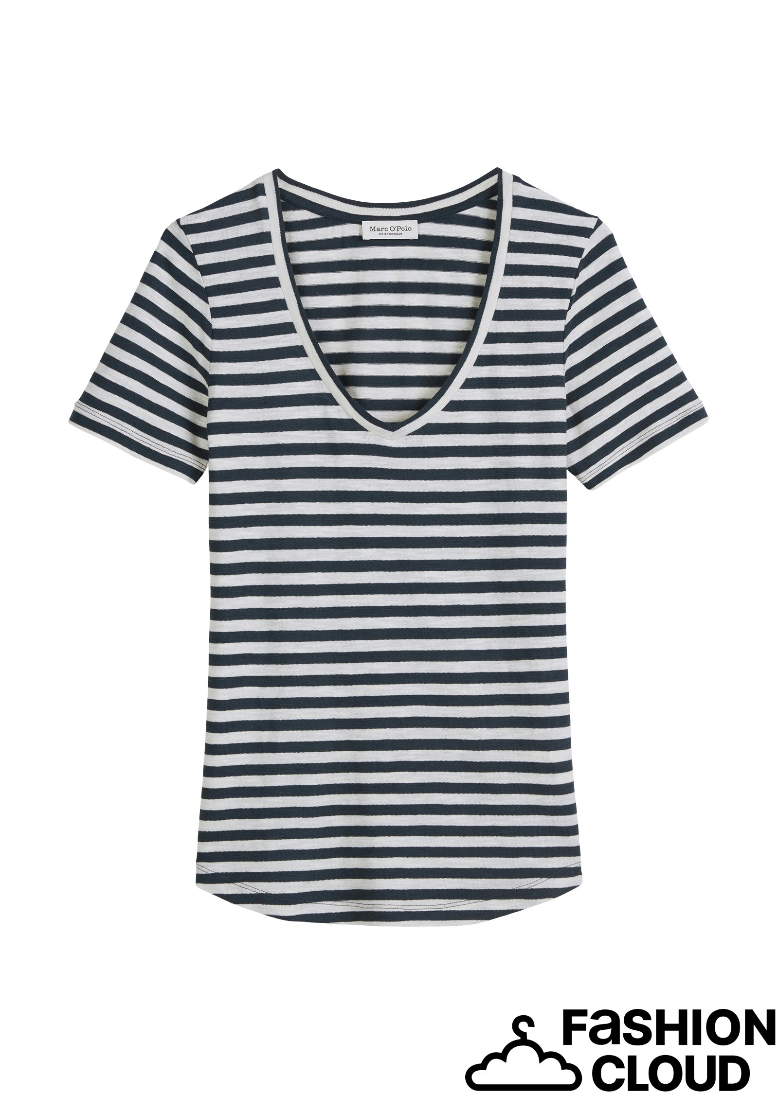 T-SHIRT, SHORT SLEEVE, V-NECK,