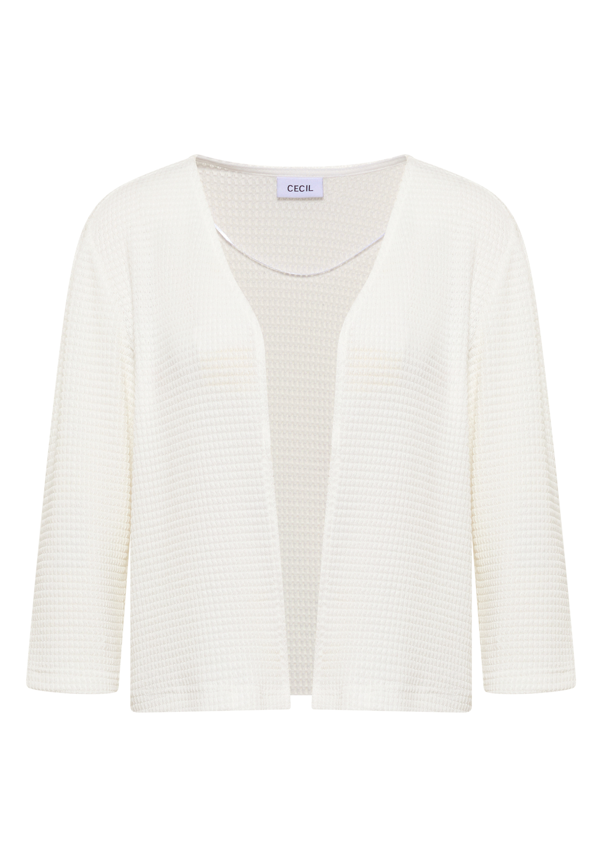 TOS AJOUR KNIT OPEN JACKET
