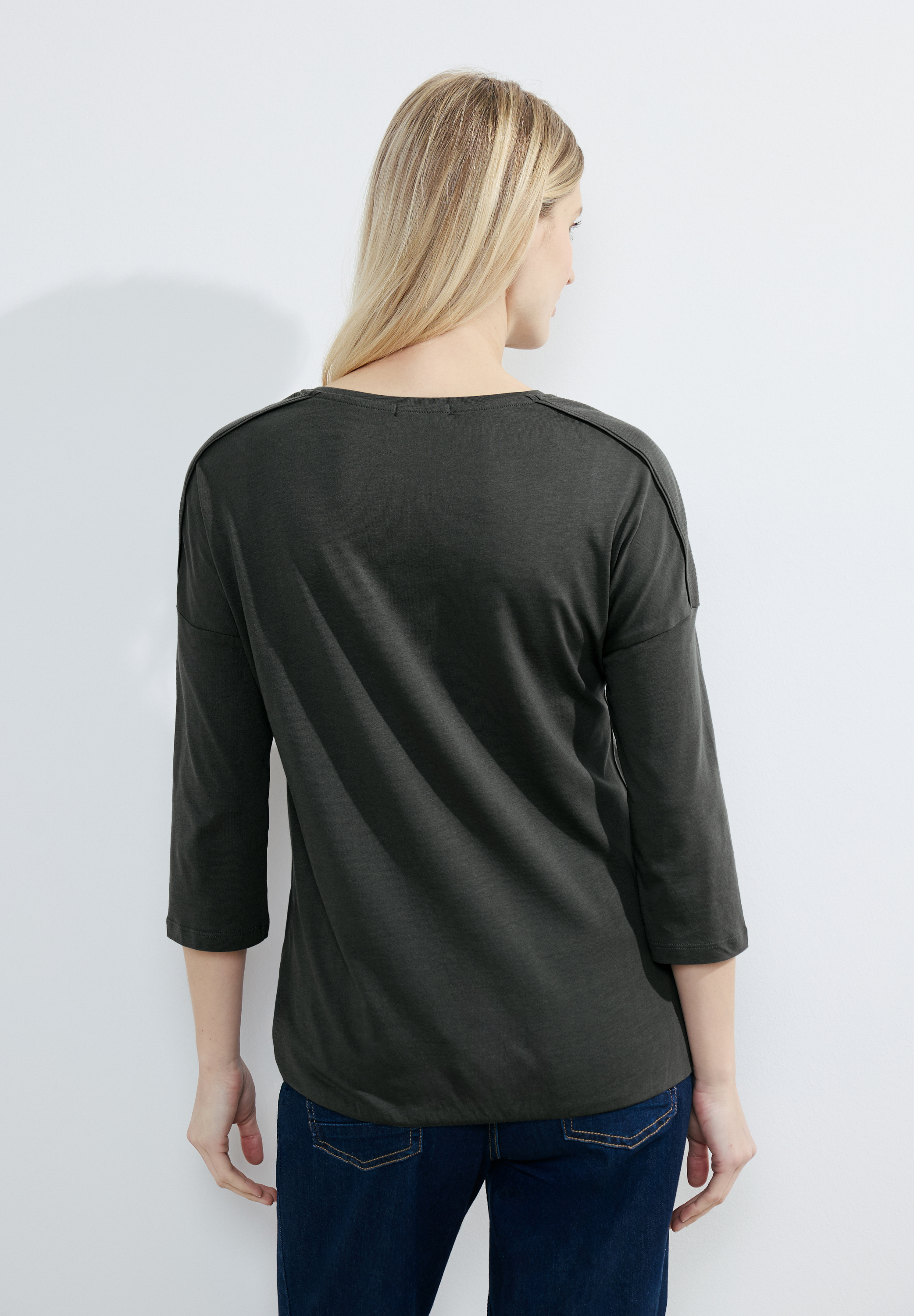 TOS Rib Shoulder T-shirt