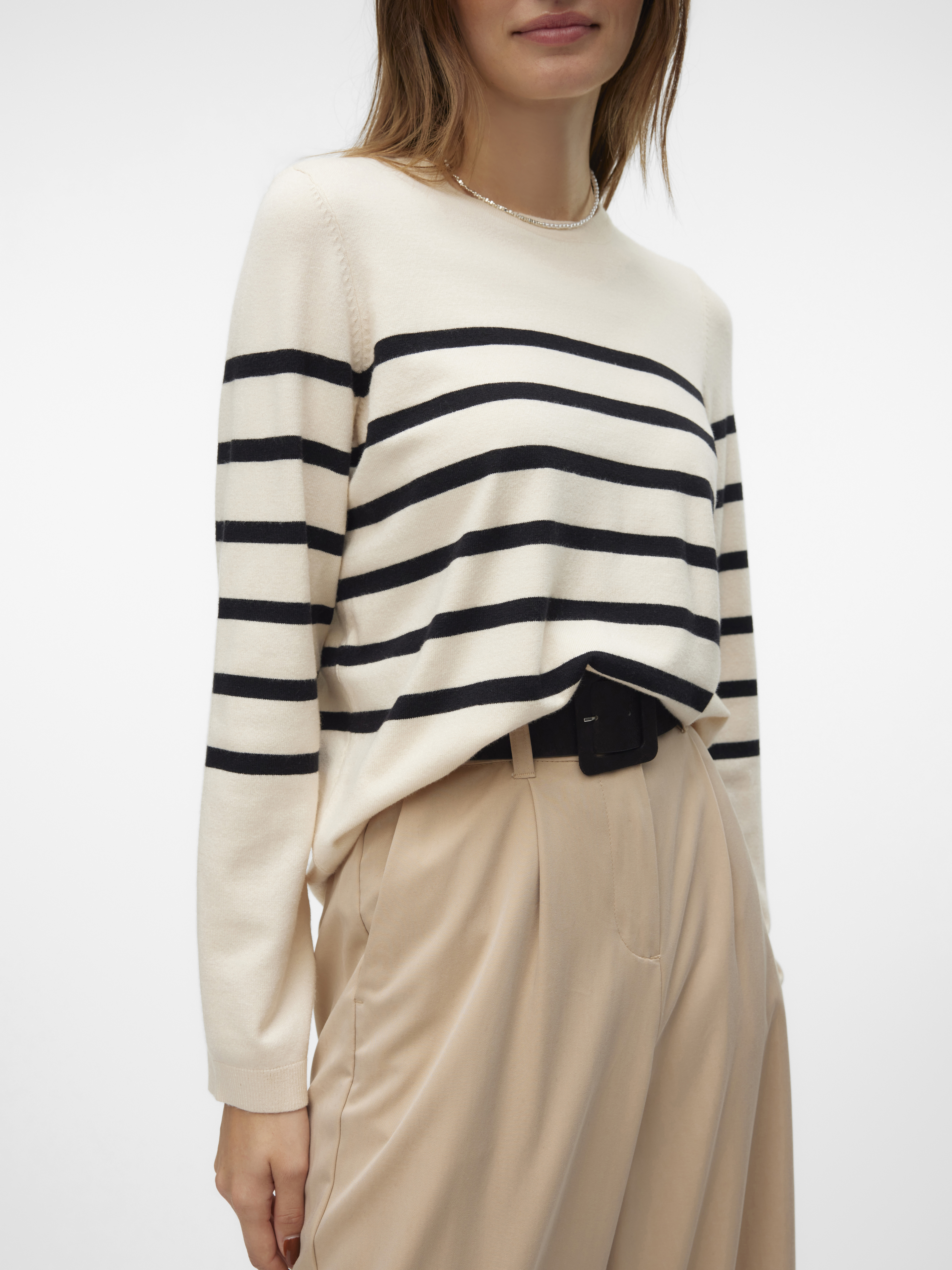 VMSABA PLAIN LS O-NECK PULLOVE