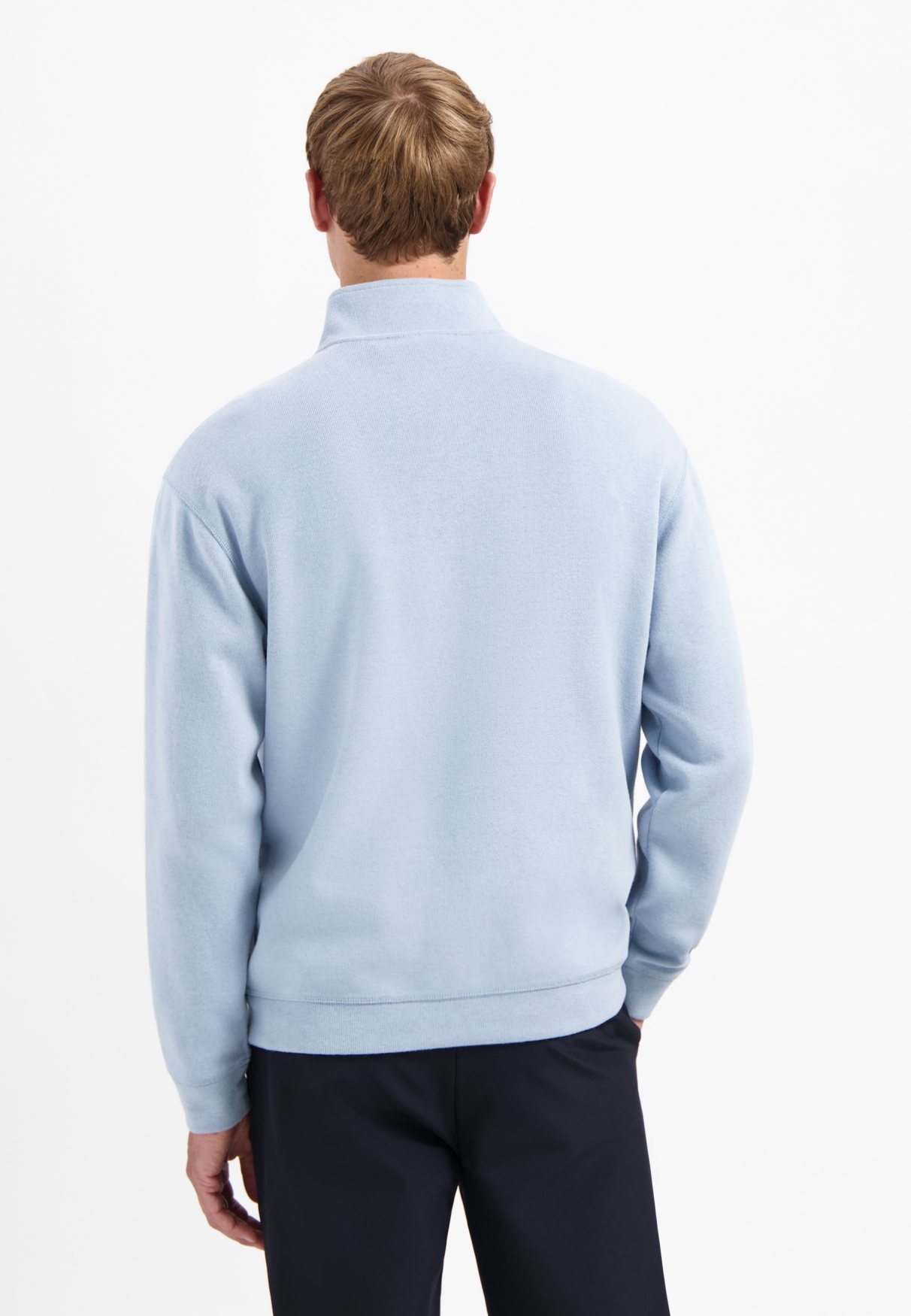 Sweater Half Zip Soft Rib Rela