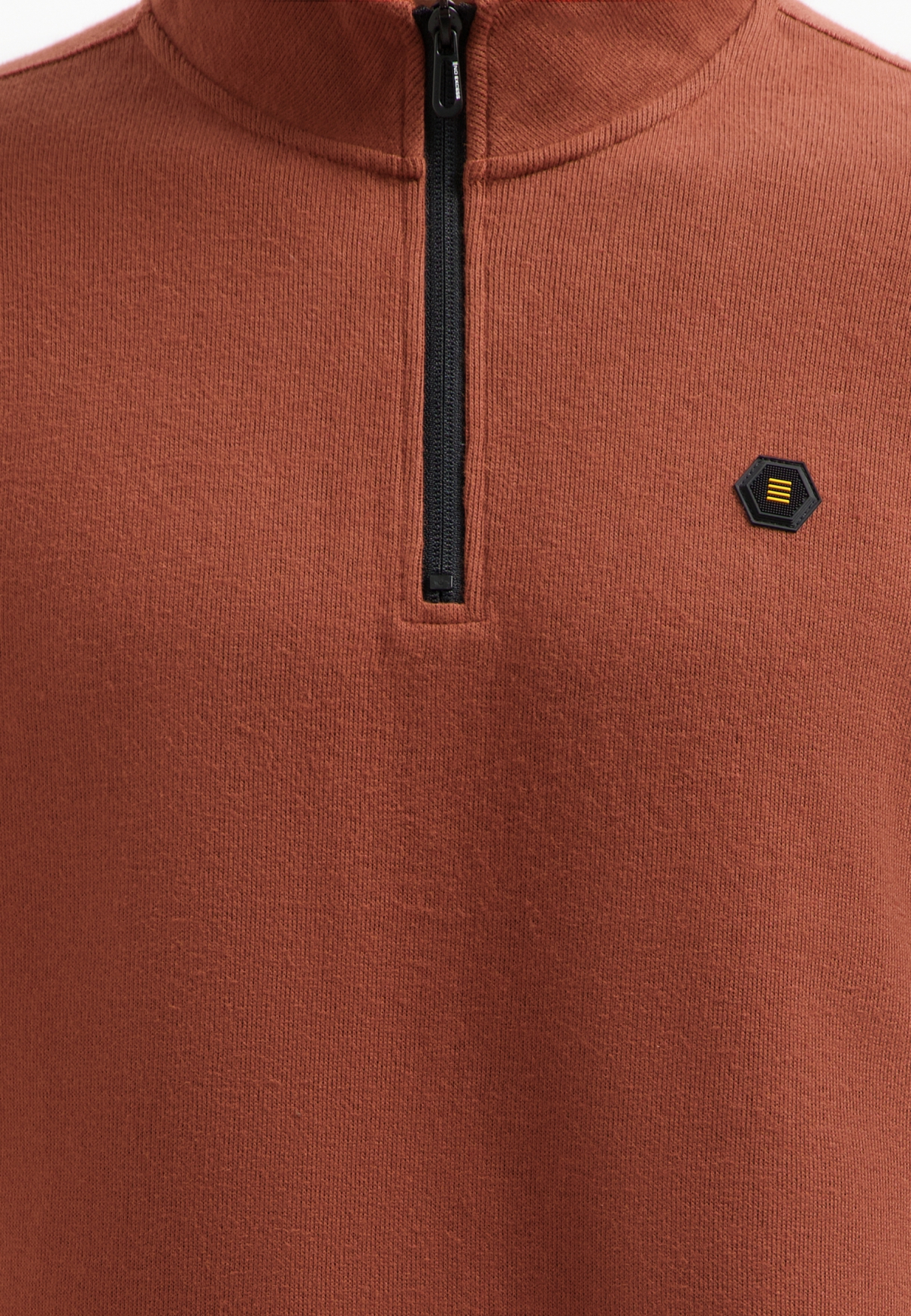 Sweater Half Zip Soft Rib Rela