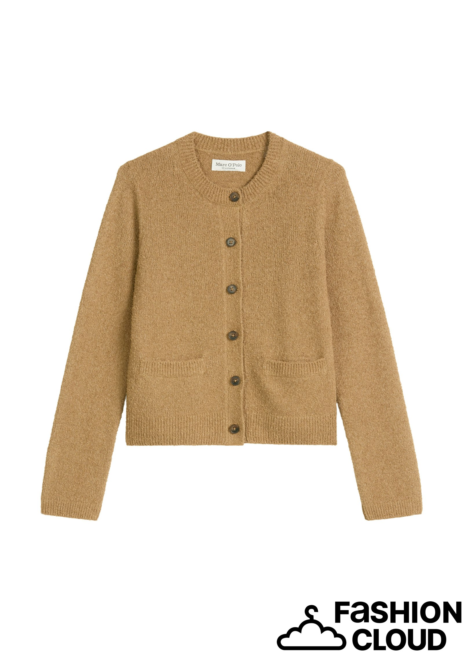 CARDIGAN, LONGSLEEVE, ROUND NE