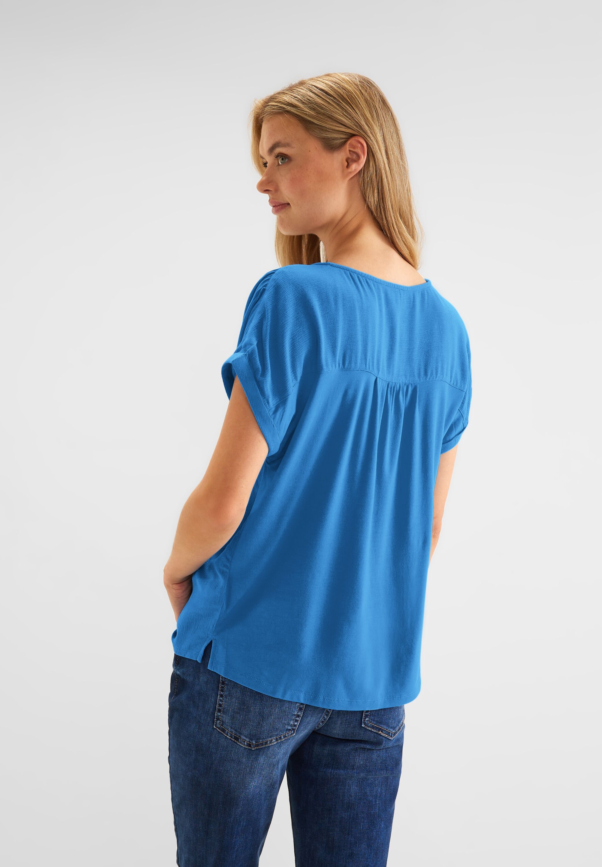 LTD QR mat-mix shirt w.button