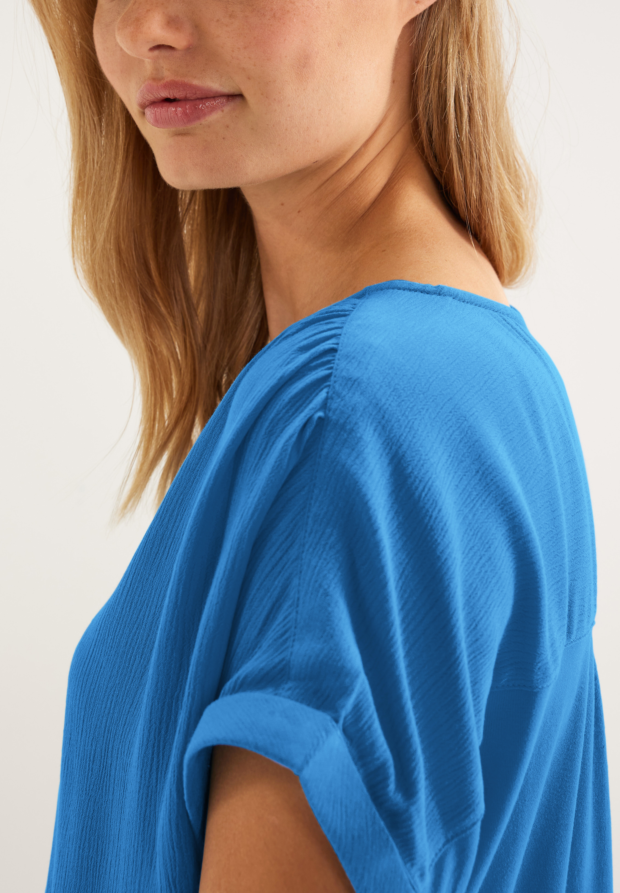 LTD QR mat-mix shirt w.button