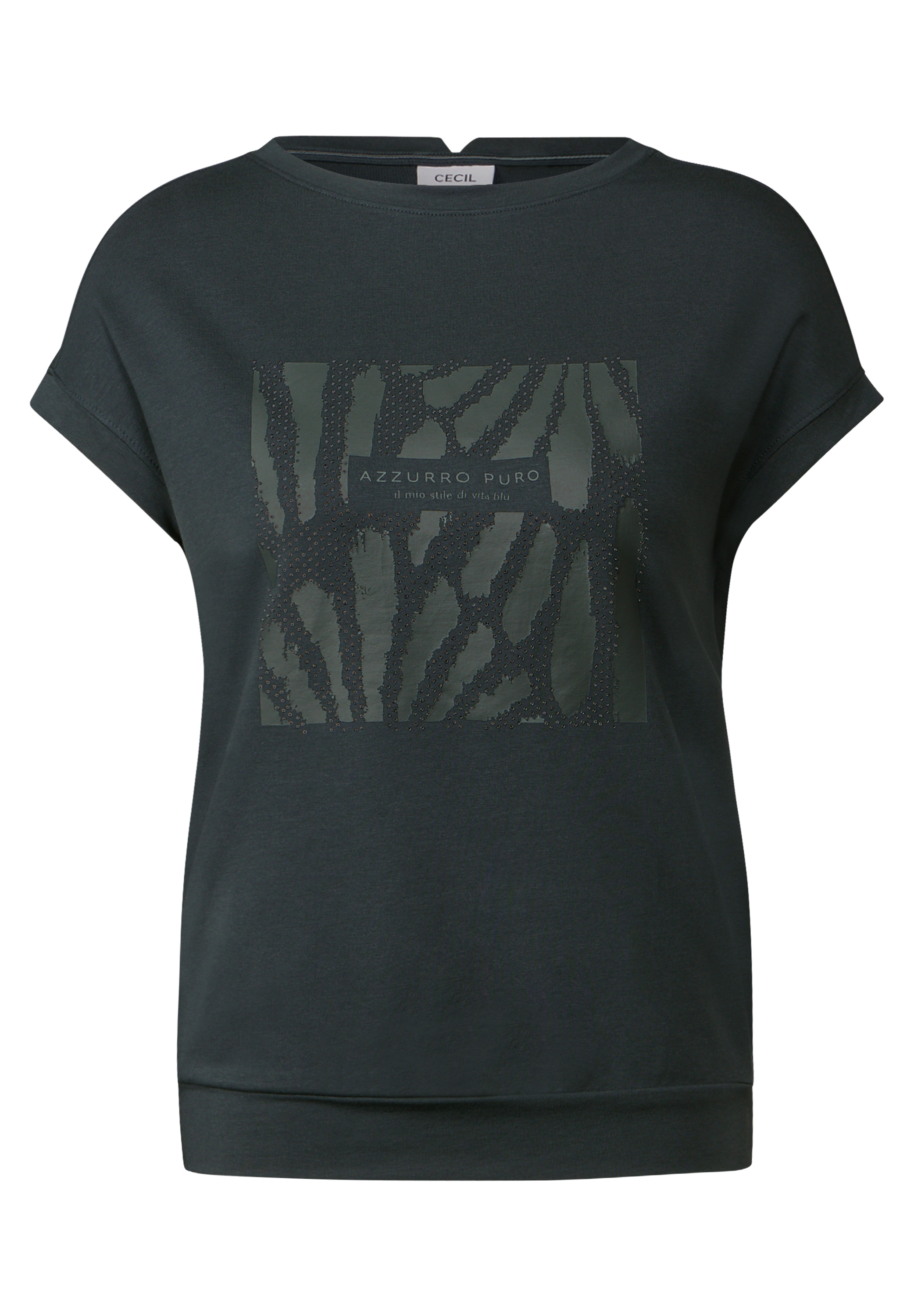 T-Shirt With Square FP