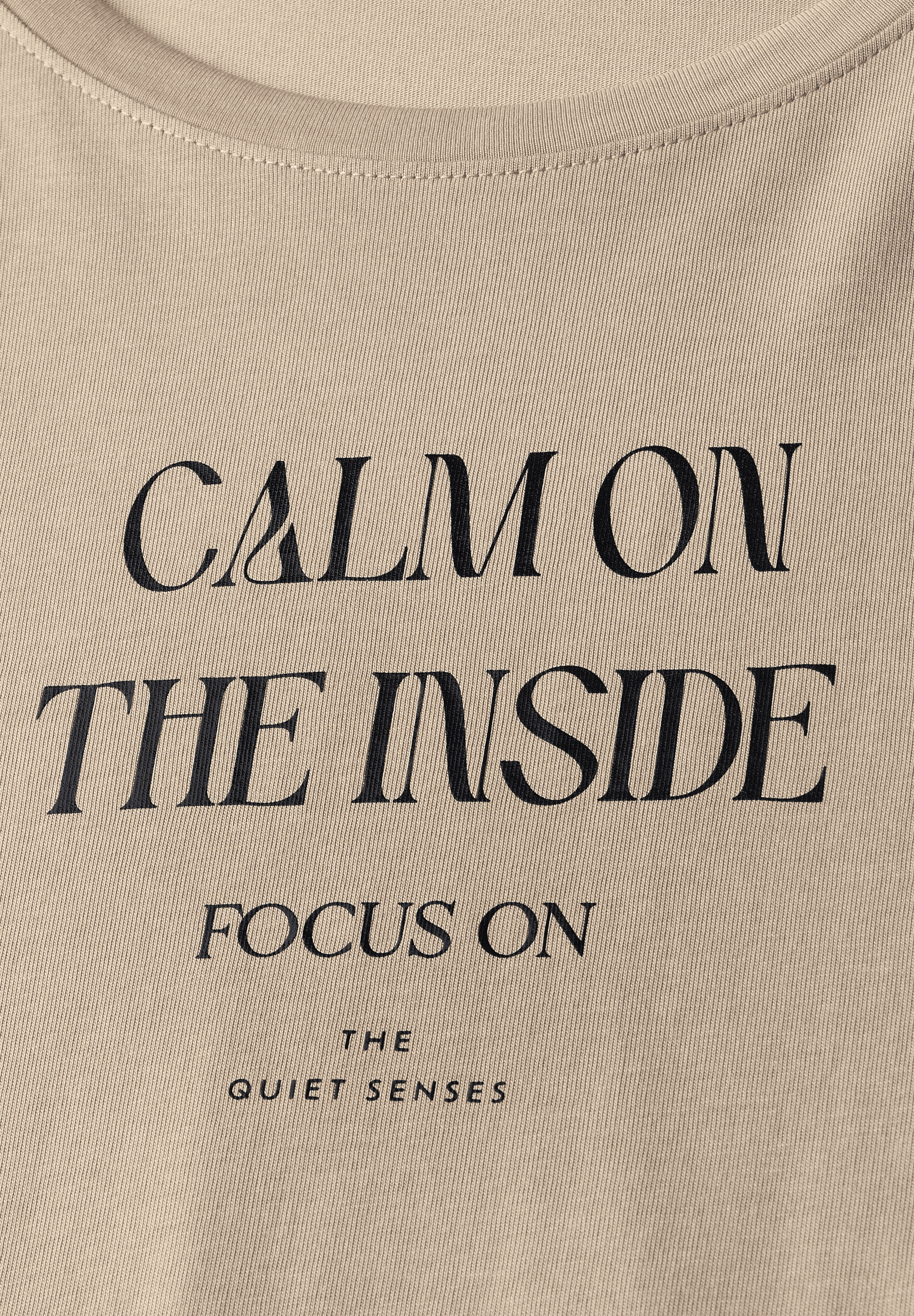 wording print shirt