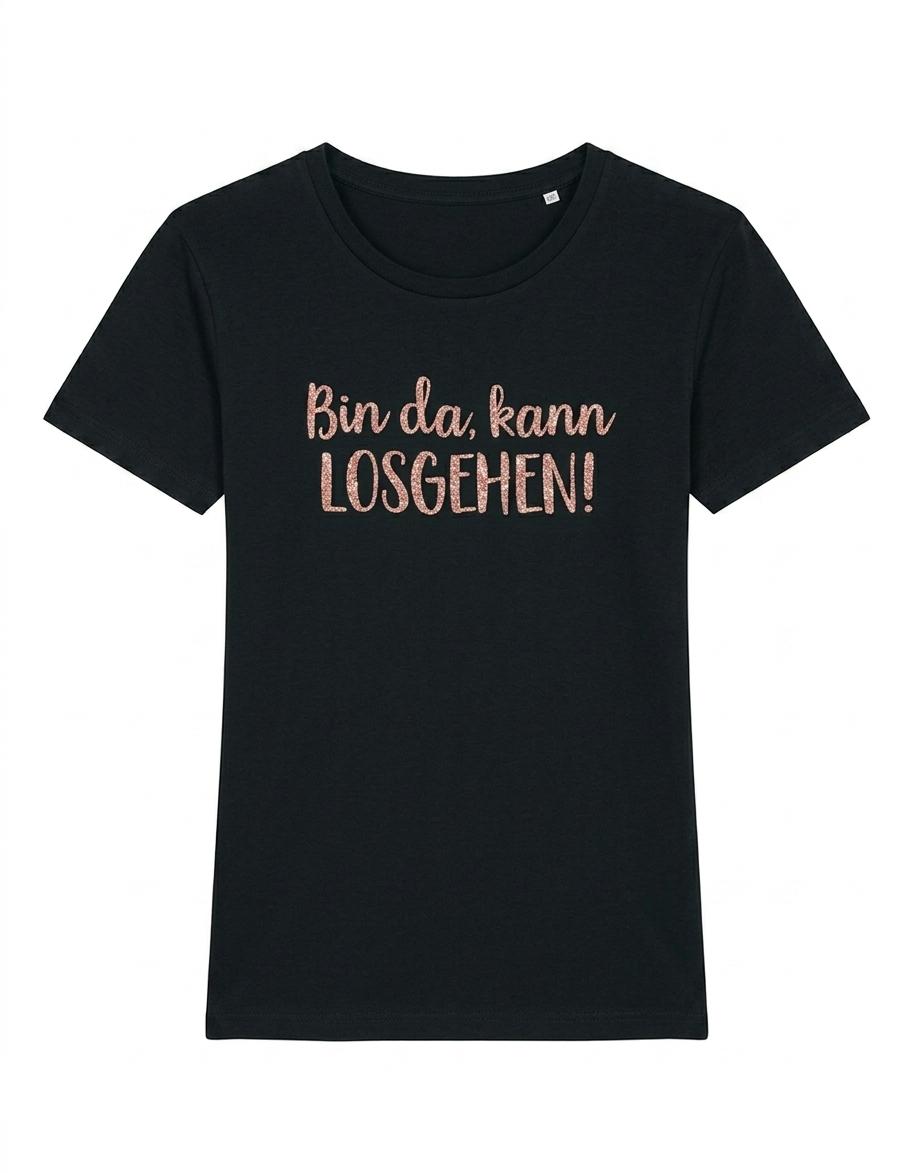BEFAMOUS T- SHIRT "BIN DA, KANN LOSGEHEN"