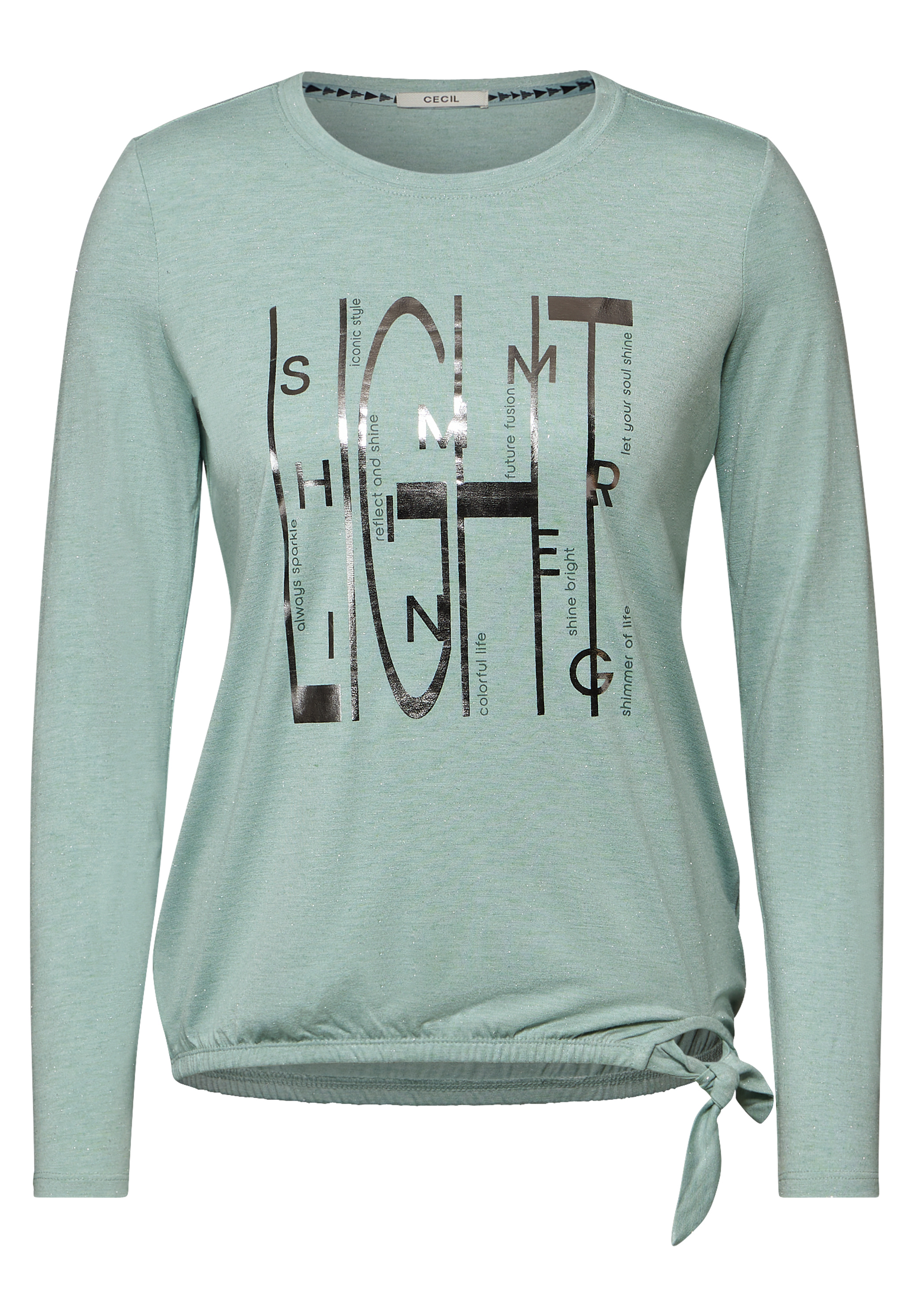 GLITTER SHIRT FOIL PRINT