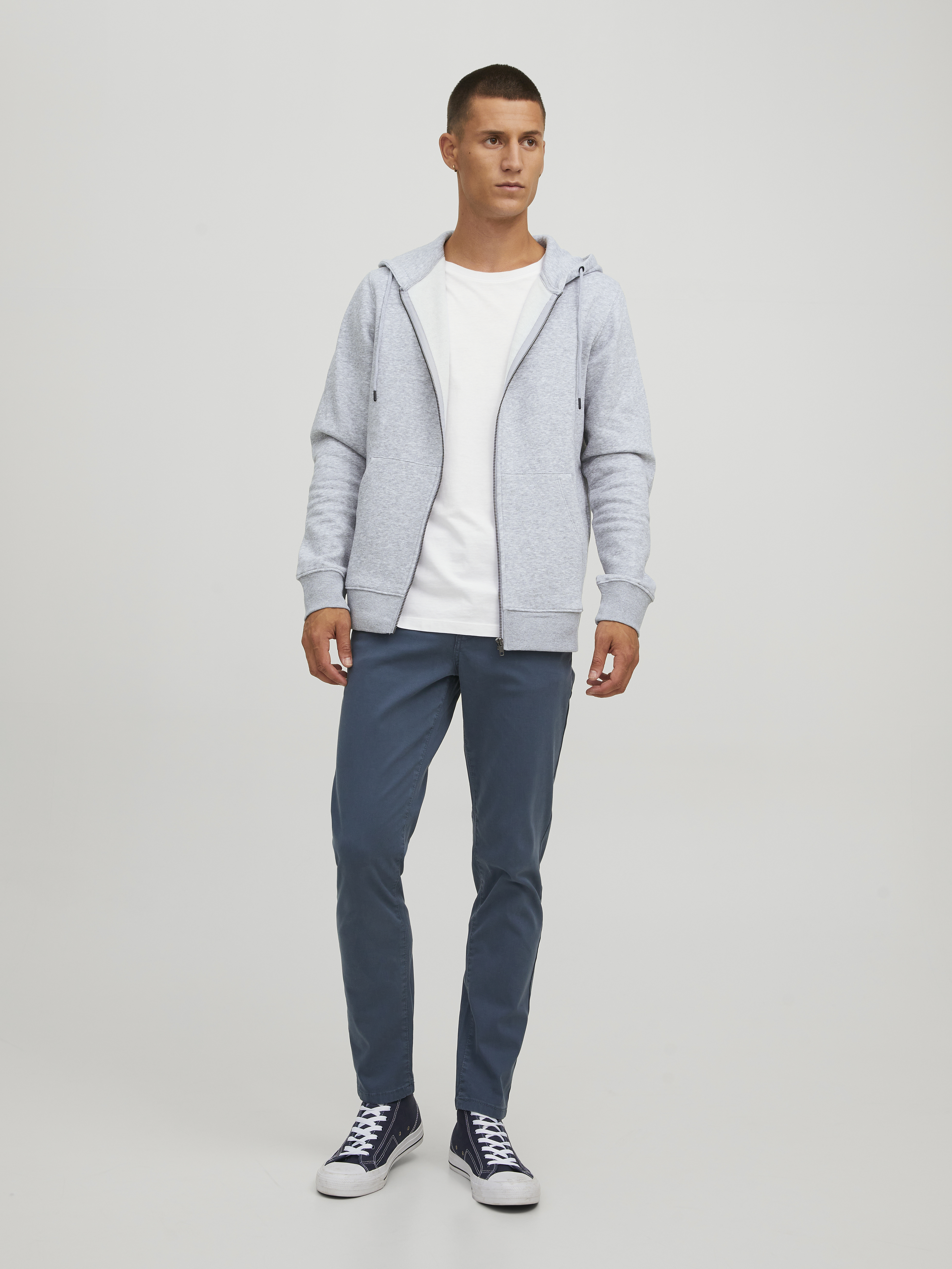 JJEBRADLEY SWEAT ZIP HOOD NOOS