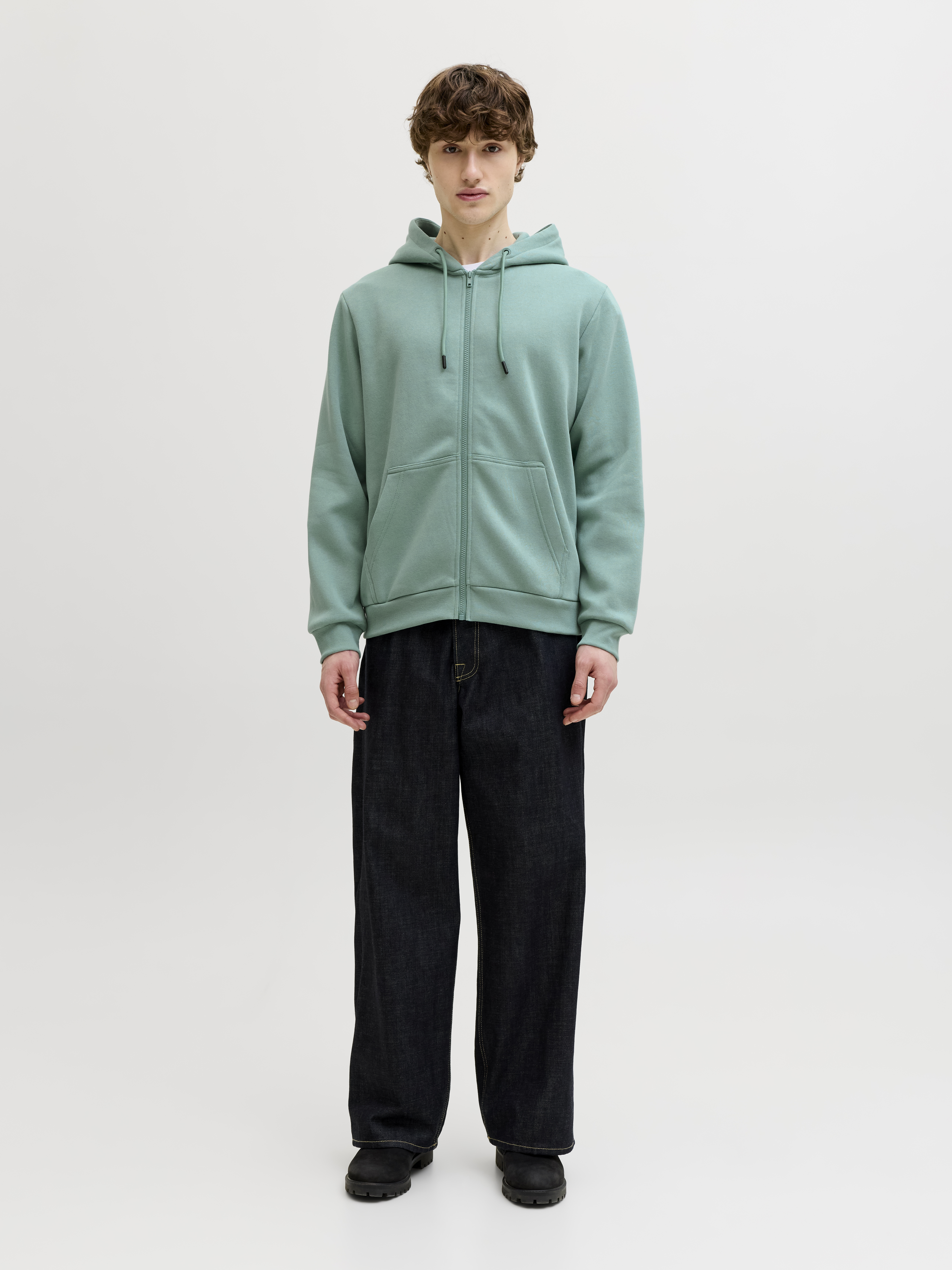 JJEBRADLEY SWEAT ZIP HOOD NOOS