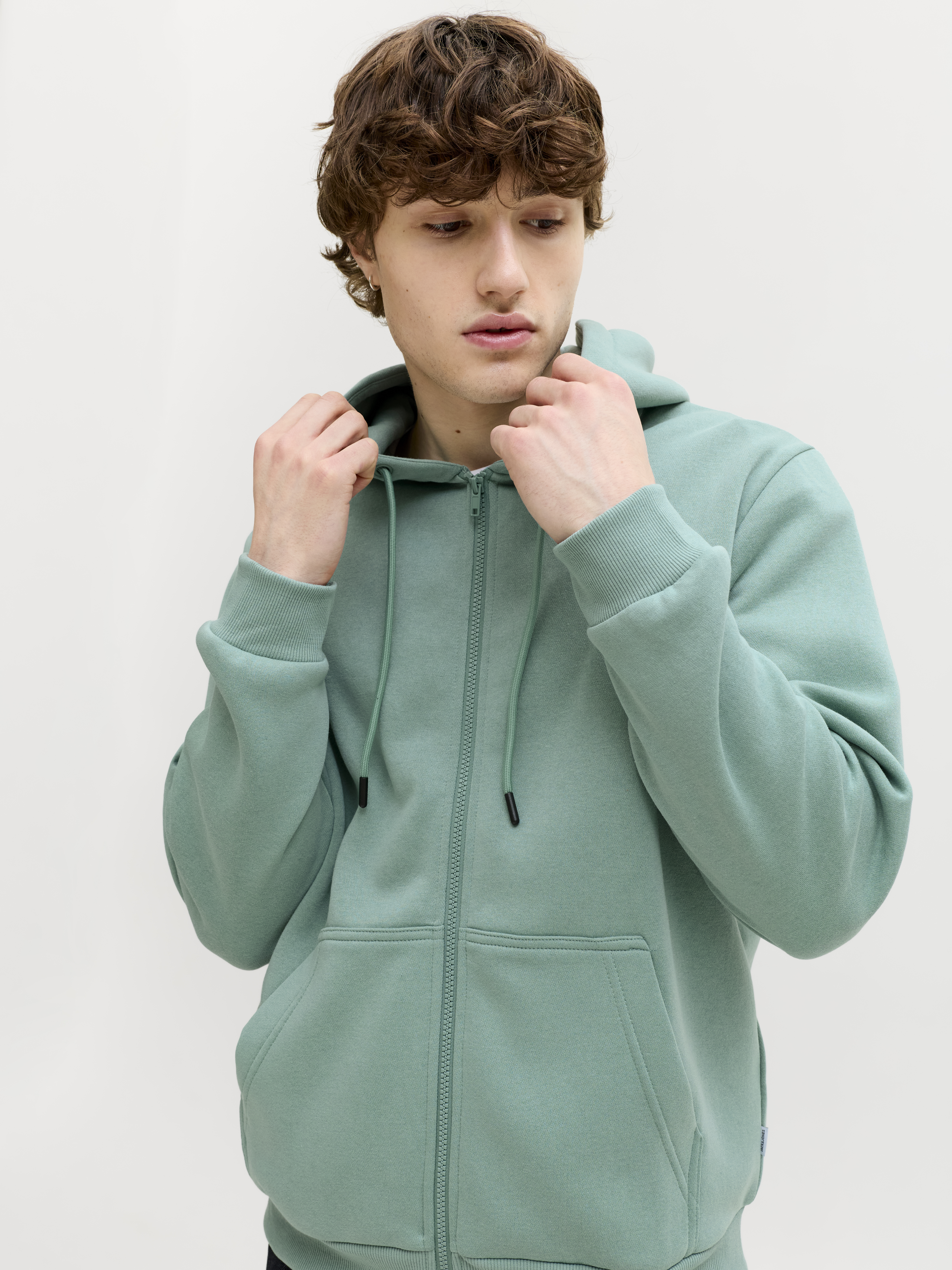 JJEBRADLEY SWEAT ZIP HOOD NOOS