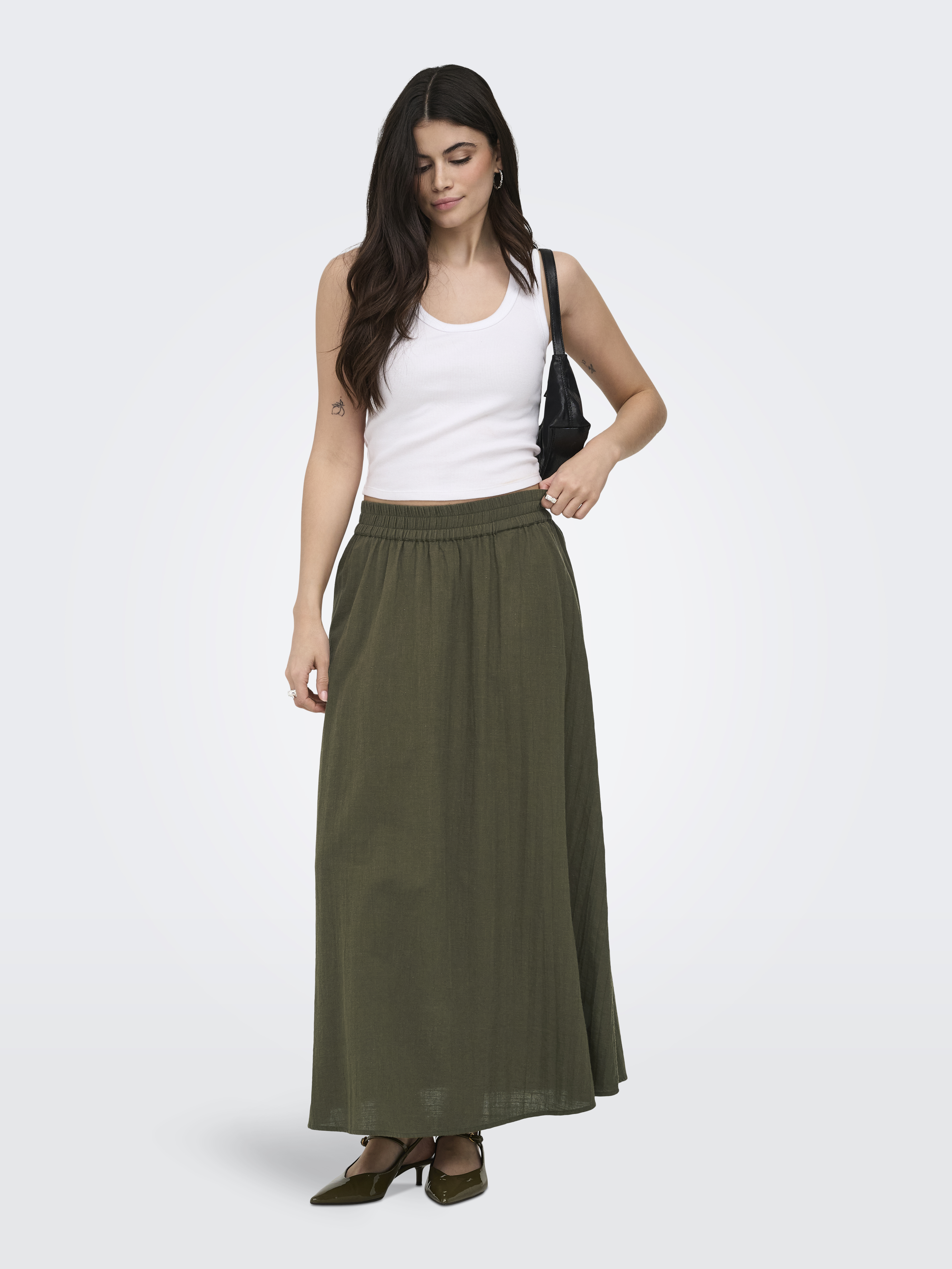 ONLTIZANA LONG SKIRT WVN NOOS