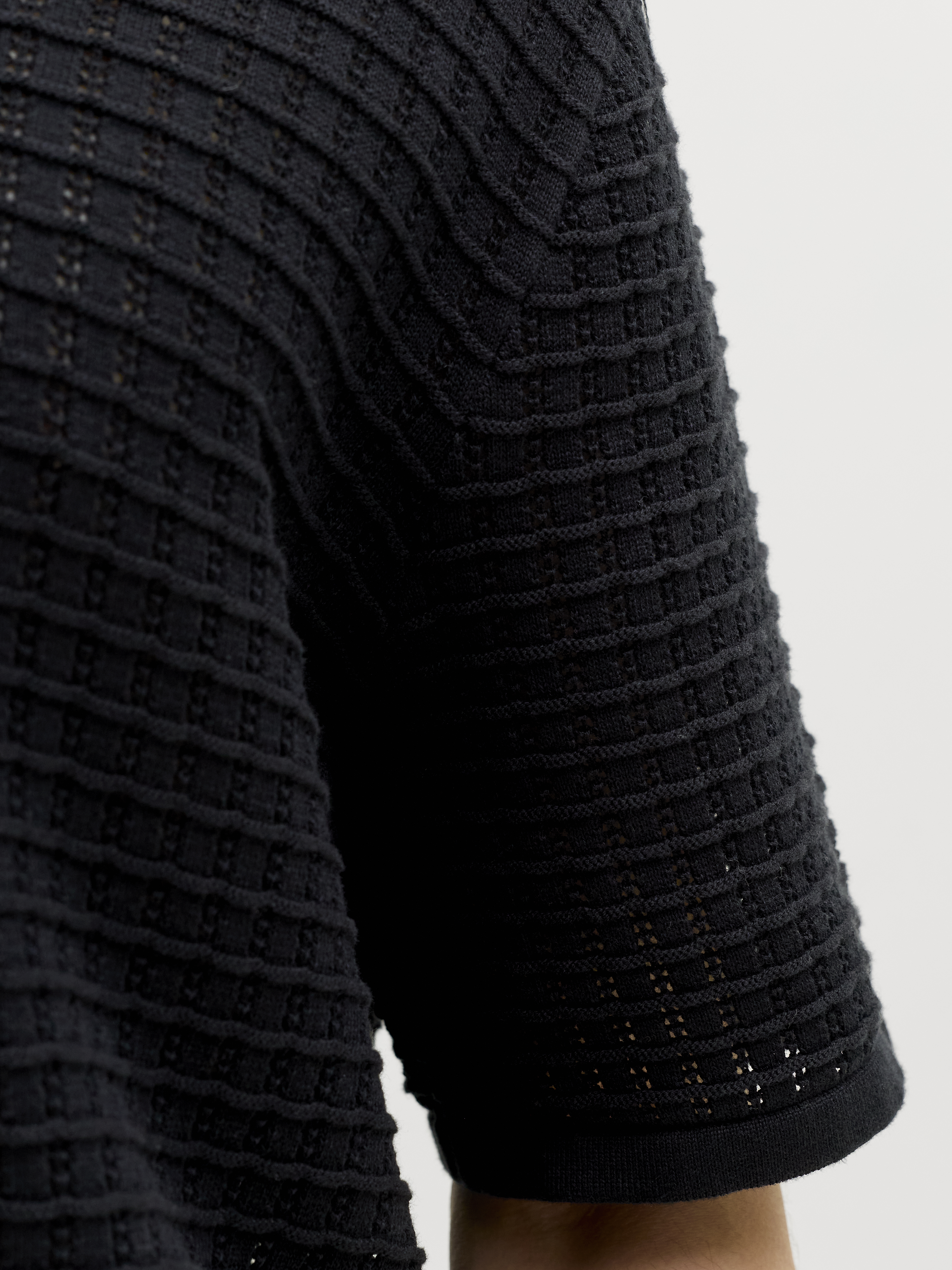 JORNANTUCKET KNIT SPLIT NECK POLO S