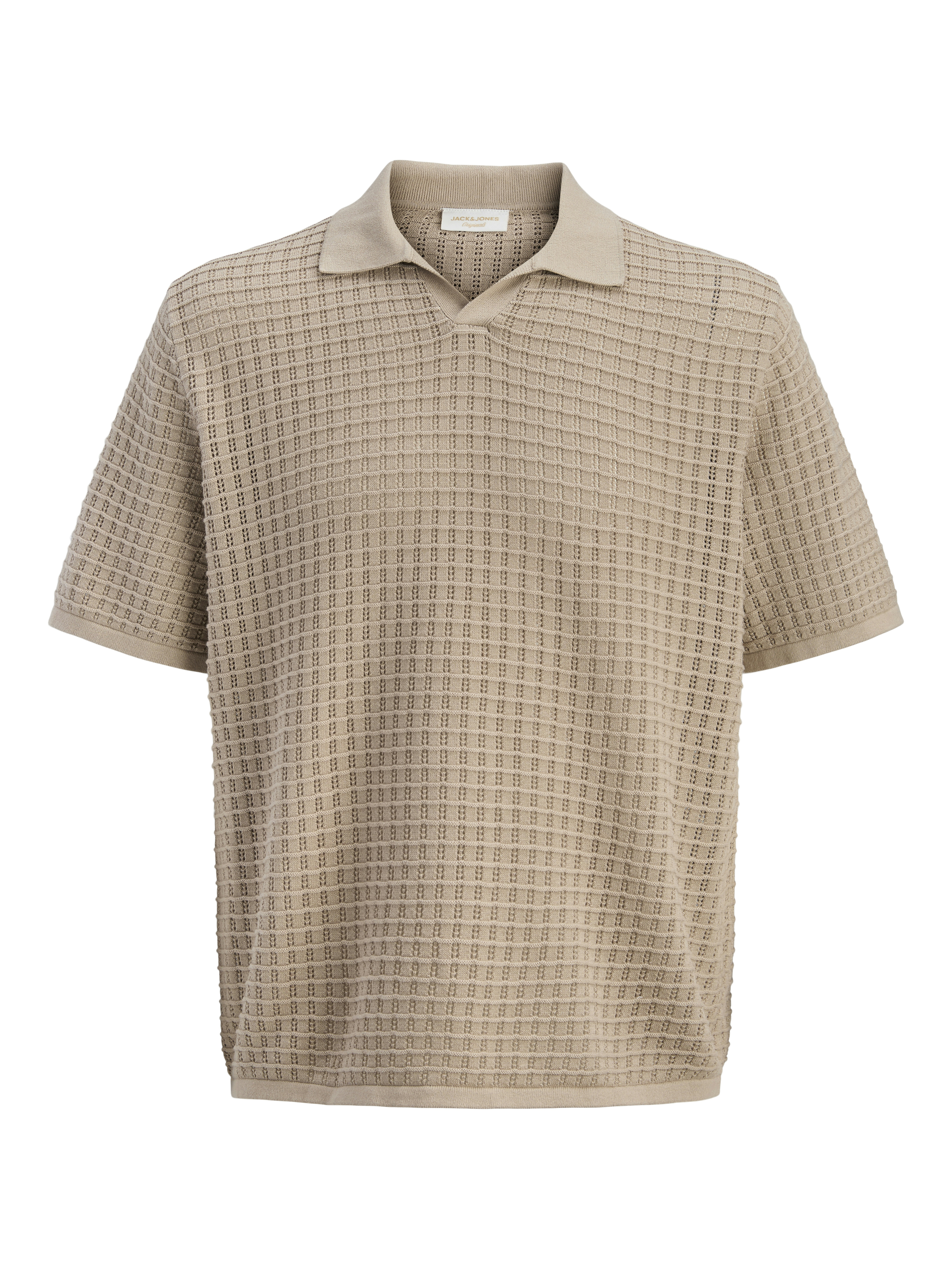 JORNANTUCKET KNIT SPLIT NECK POLO S