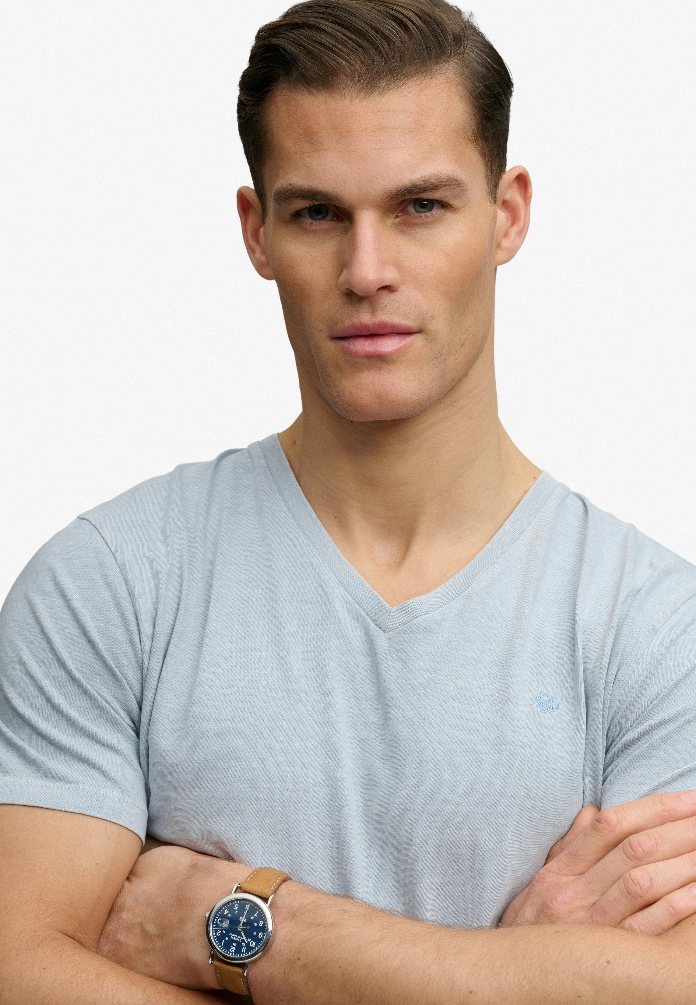 CLASSIC COTTON LINEN VEE