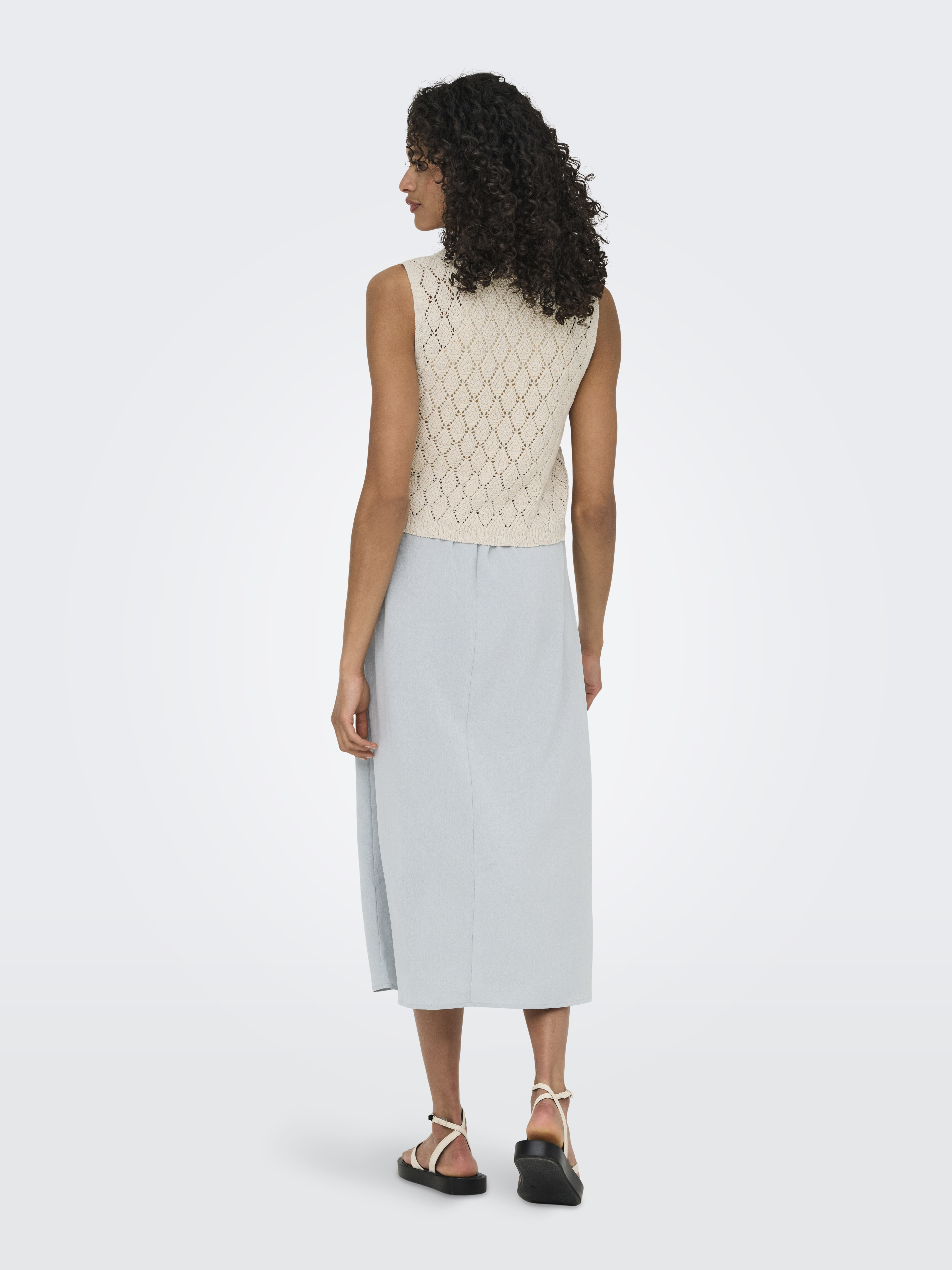 ONLCHILI S/L STRING VEST KNT NOOS