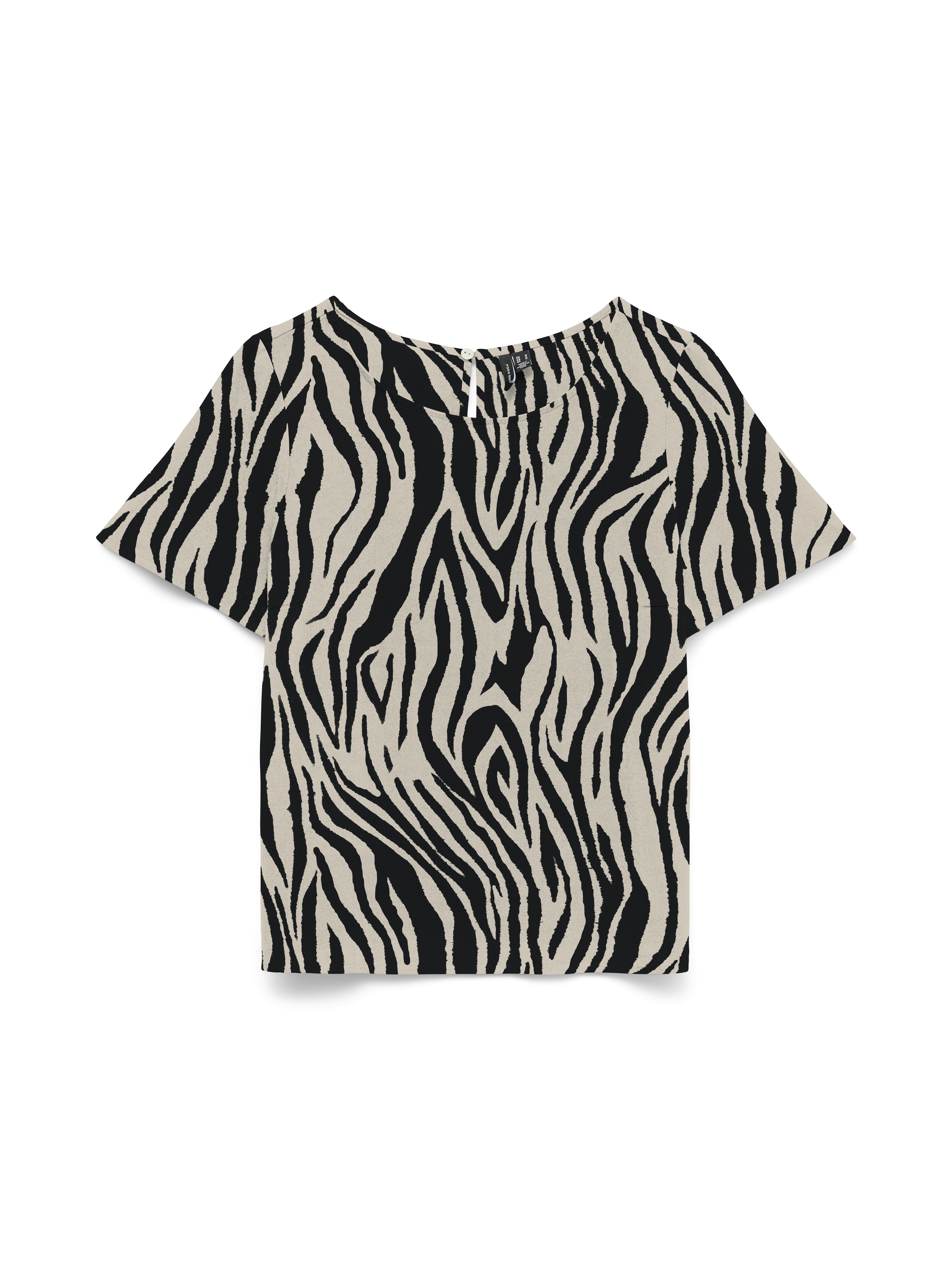 VMMYMILO SS O-NECK TOP WVN GA BOO
