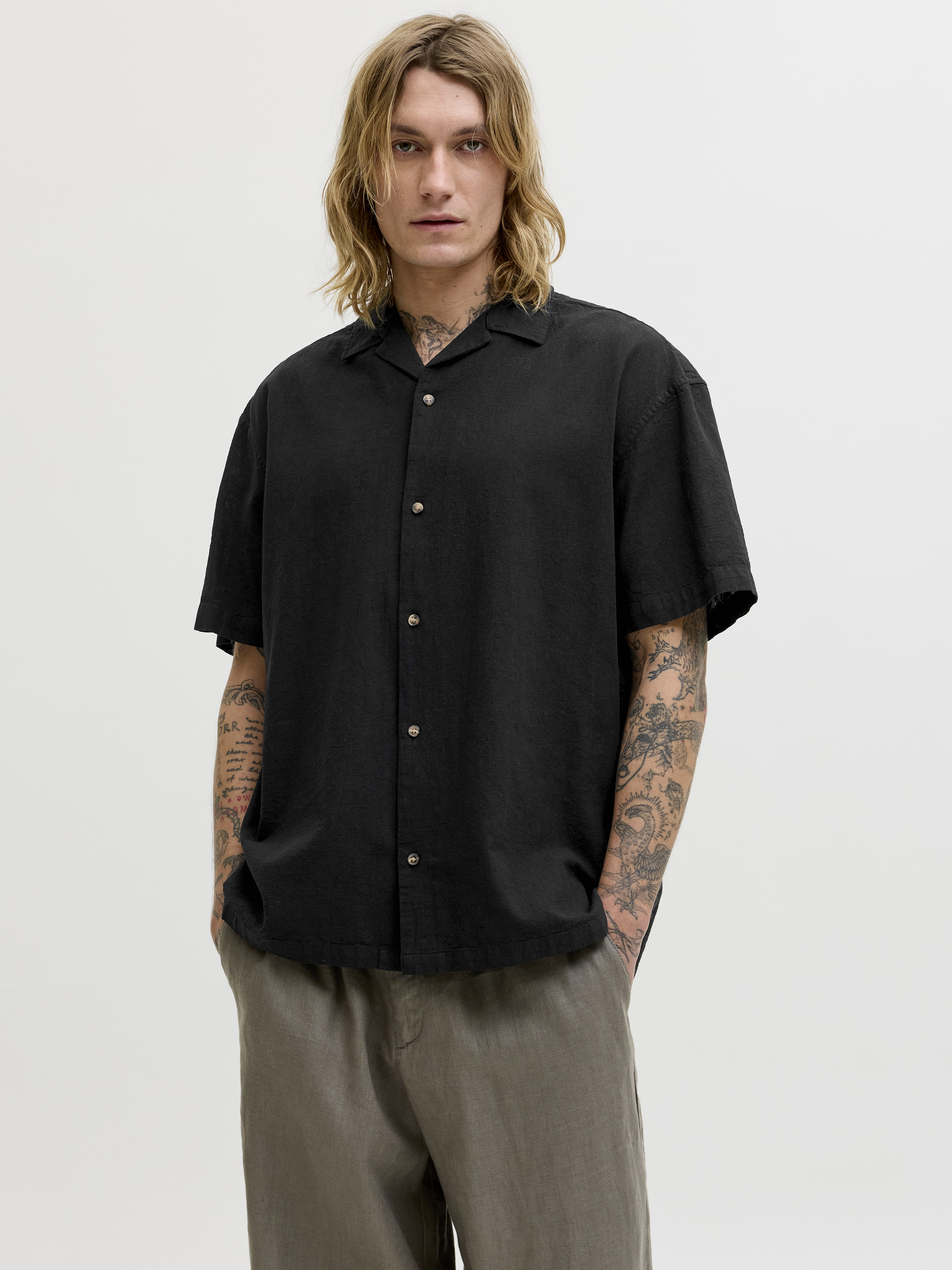 JJESUMMER LINEN BLEND RESORT SHIRT