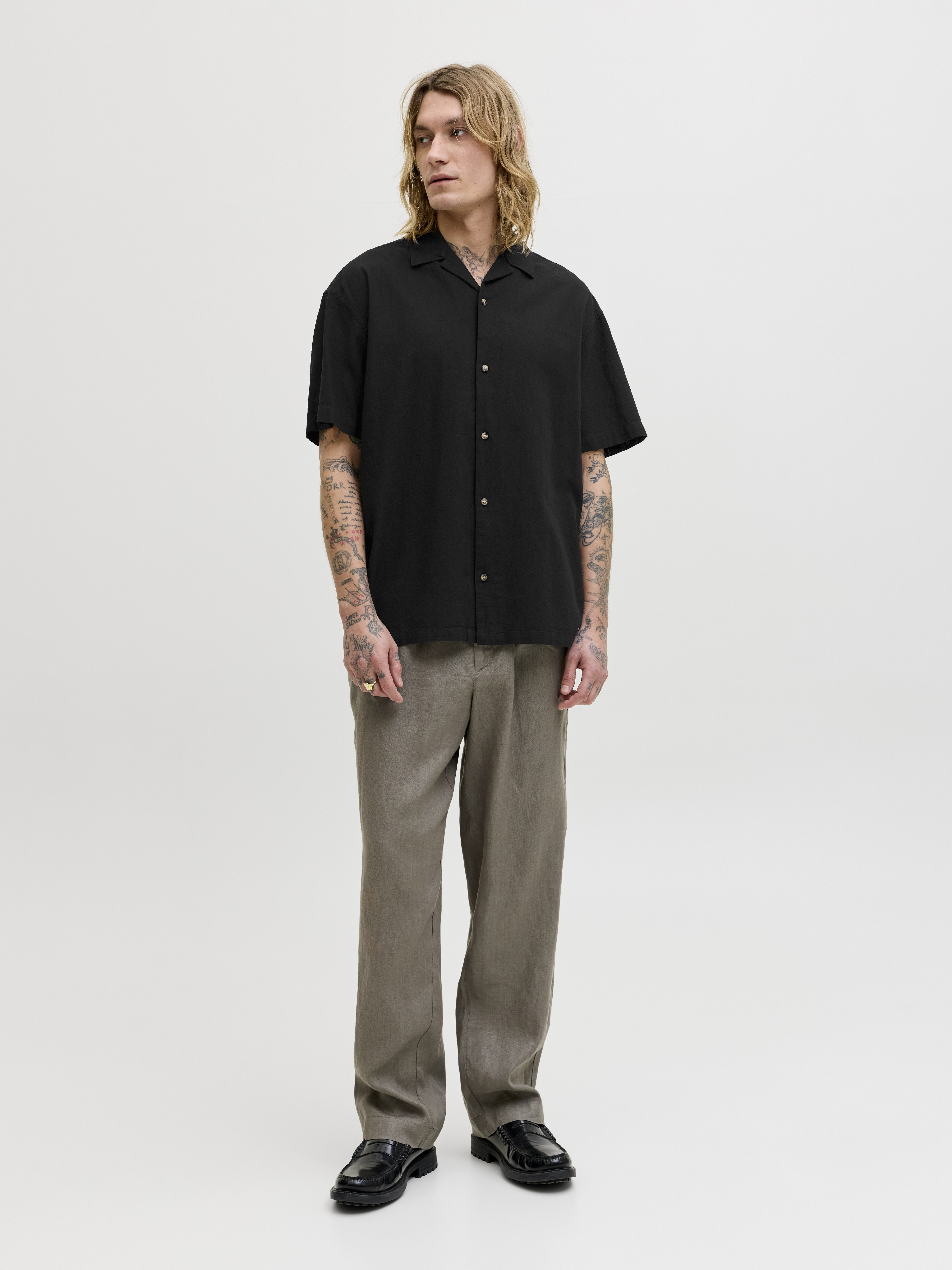 JJESUMMER LINEN BLEND RESORT SHIRT