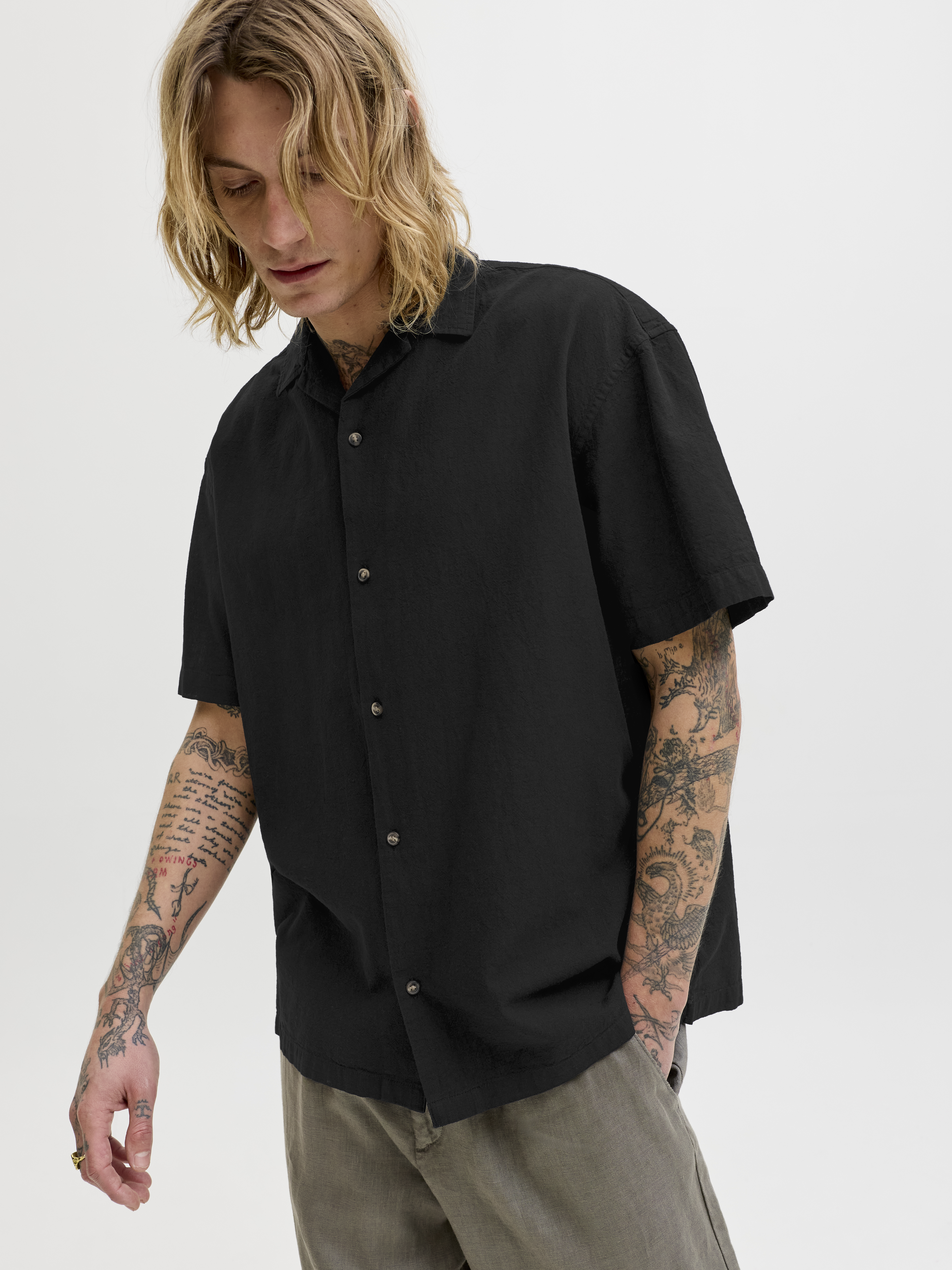 JJESUMMER LINEN BLEND RESORT SHIRT