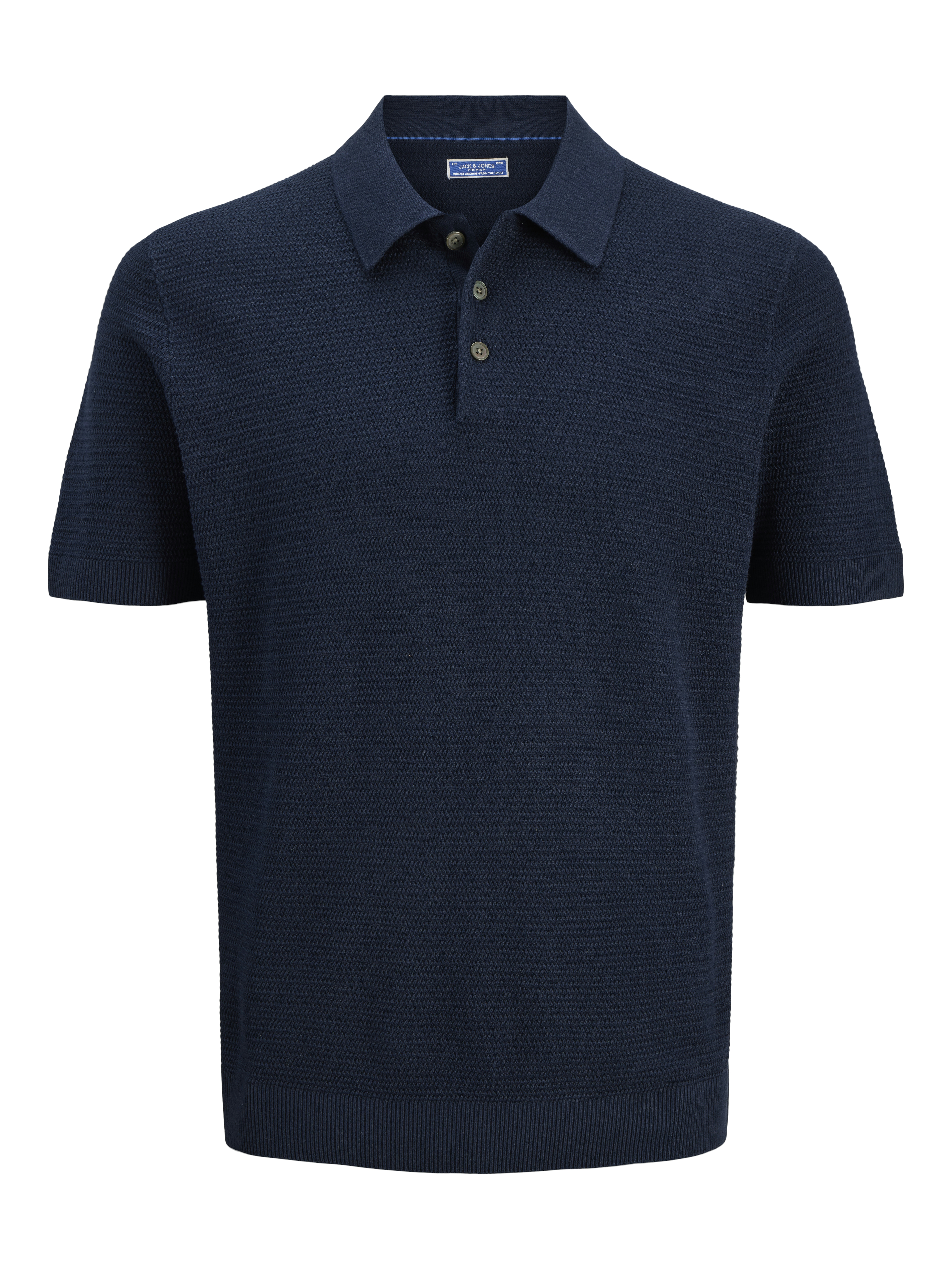 JPRBLURILEY KNIT POLO SS SN
