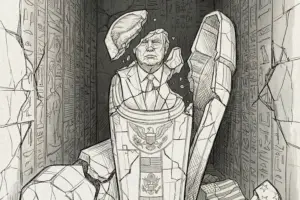 Врховниот лидер на Иран му испрати порака на Трамп со симболична илустрација: Дајте му до знаење дека ќе биде соборен од власт