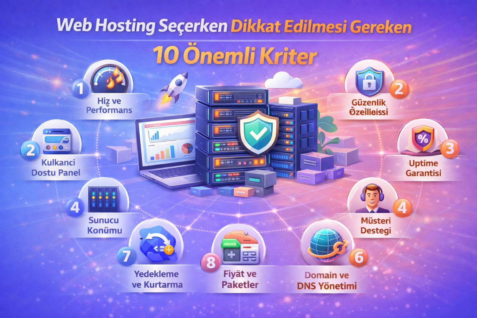 Web Hosting Seçerken Dikkat Edilmesi Gereken 10 Önemli Kriter