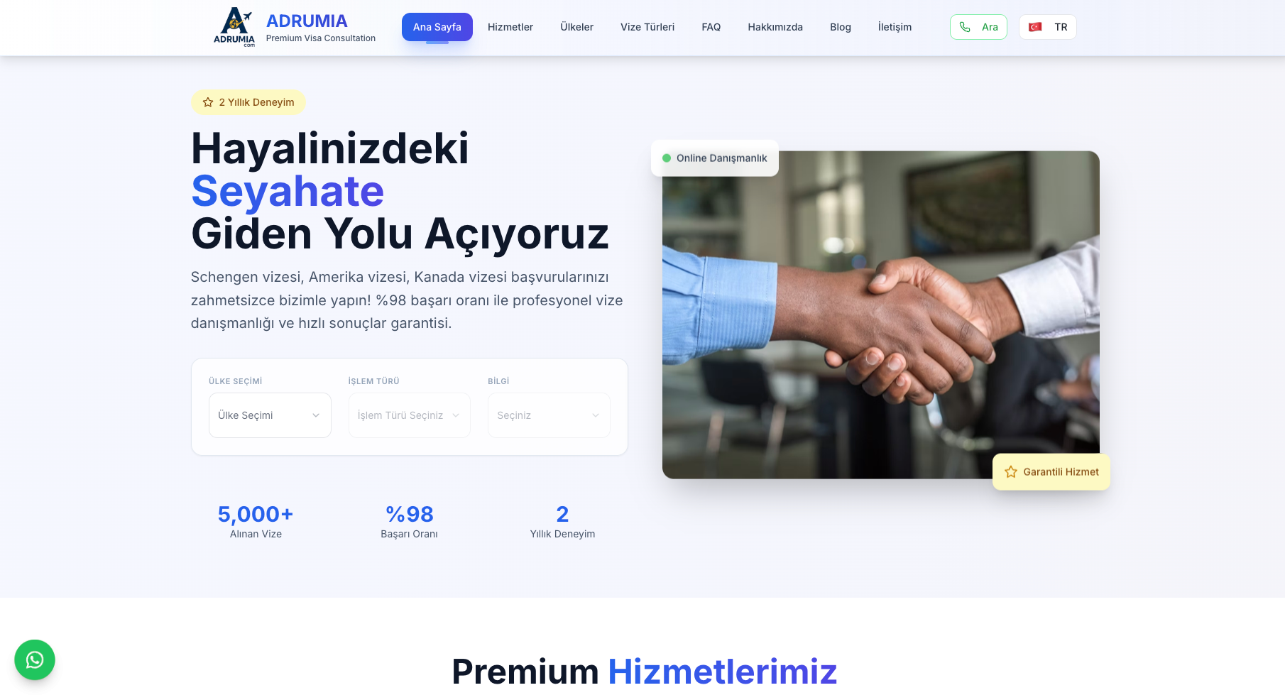 Adrumia - Web Geliştirme sektöründe Vodesoft Yazılım Projesi