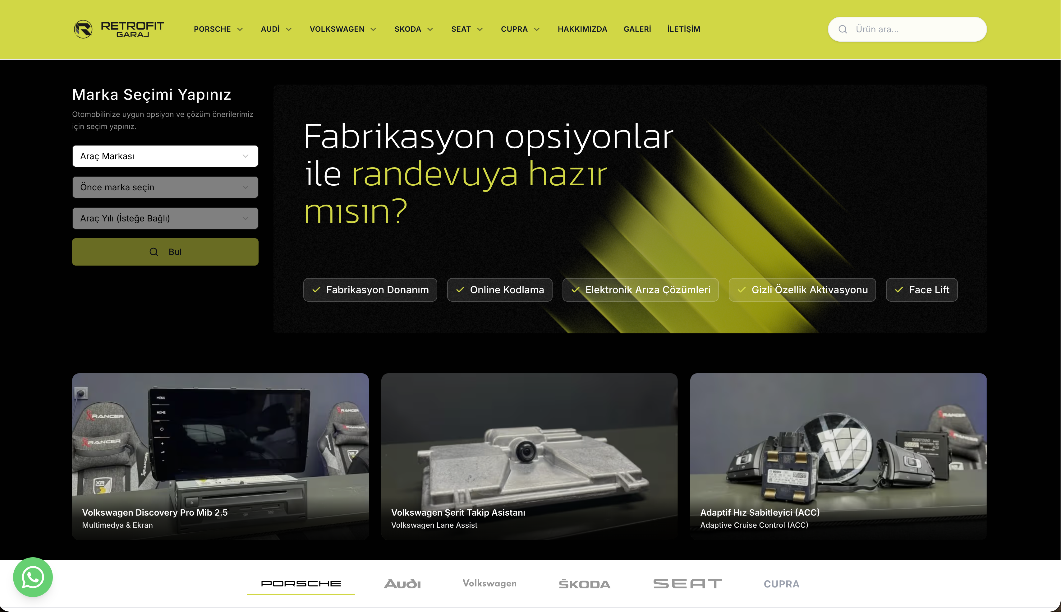 Retrofit Garaj - Vodesoft Proje Referansı