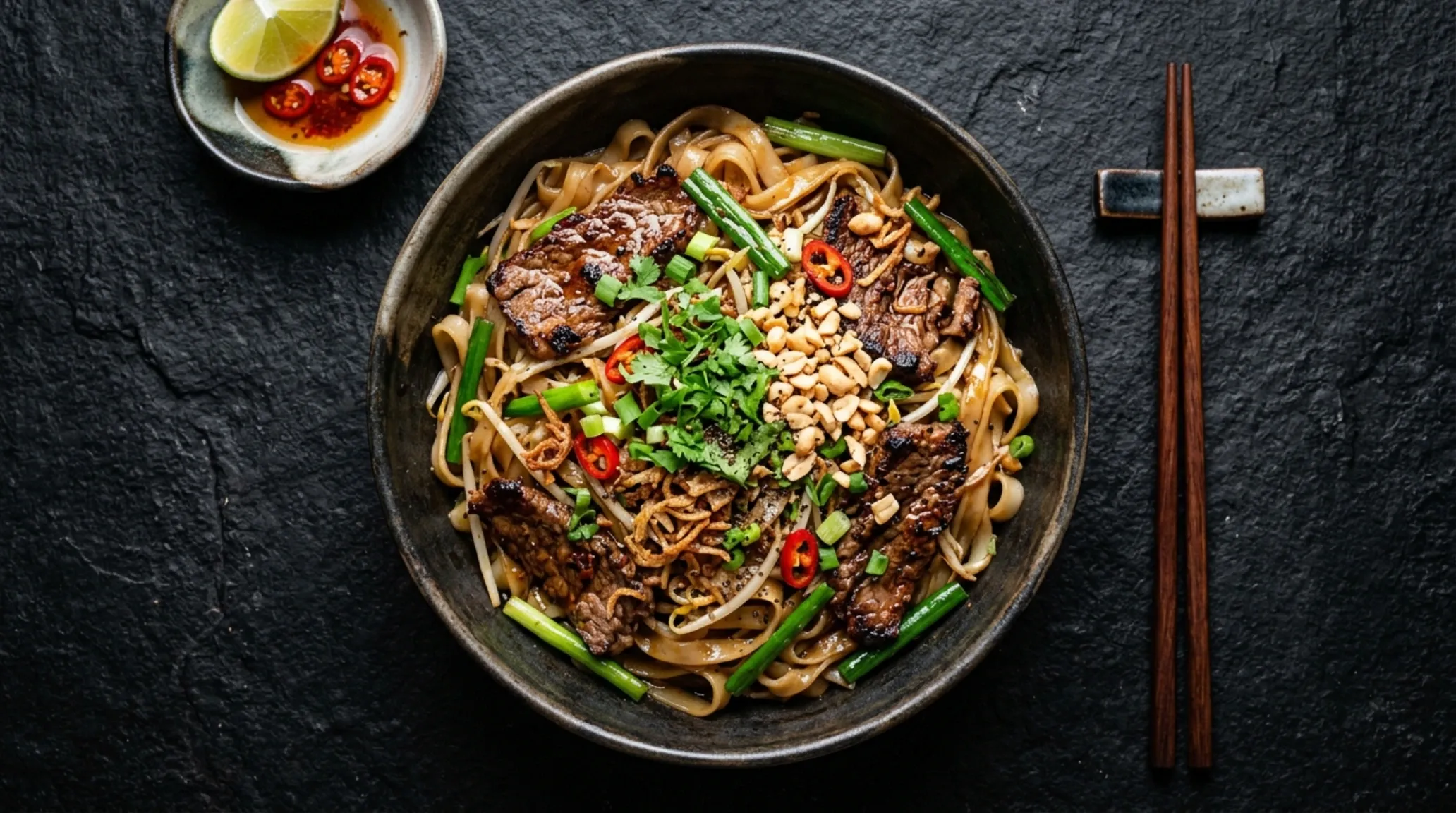 Pho Xao with beef