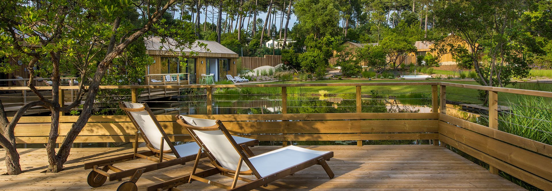 Les Bassins d’Arna – groene wellnessomgeving