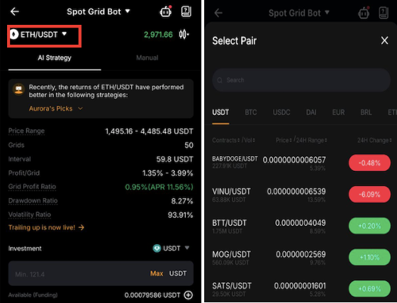Bybit Grid Bot Screenshot
