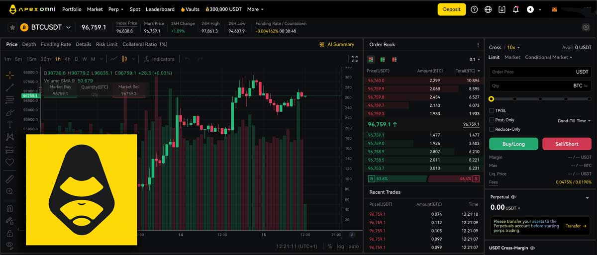 Apex Omni Trading Dashboard